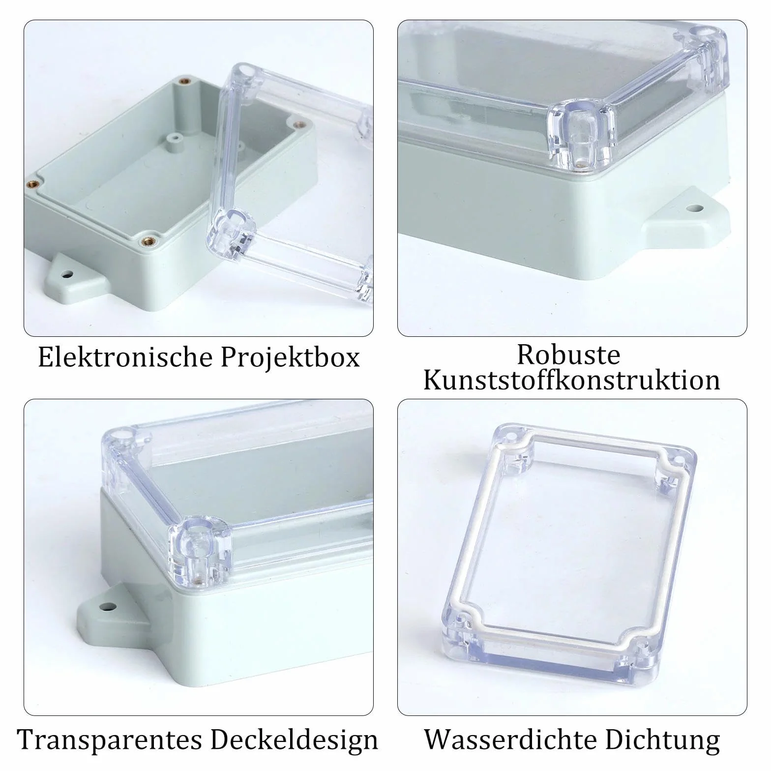 Boite de Derivation Etanche Exterieur IP66 58 x 83 x 33 mm, 5 Pcs