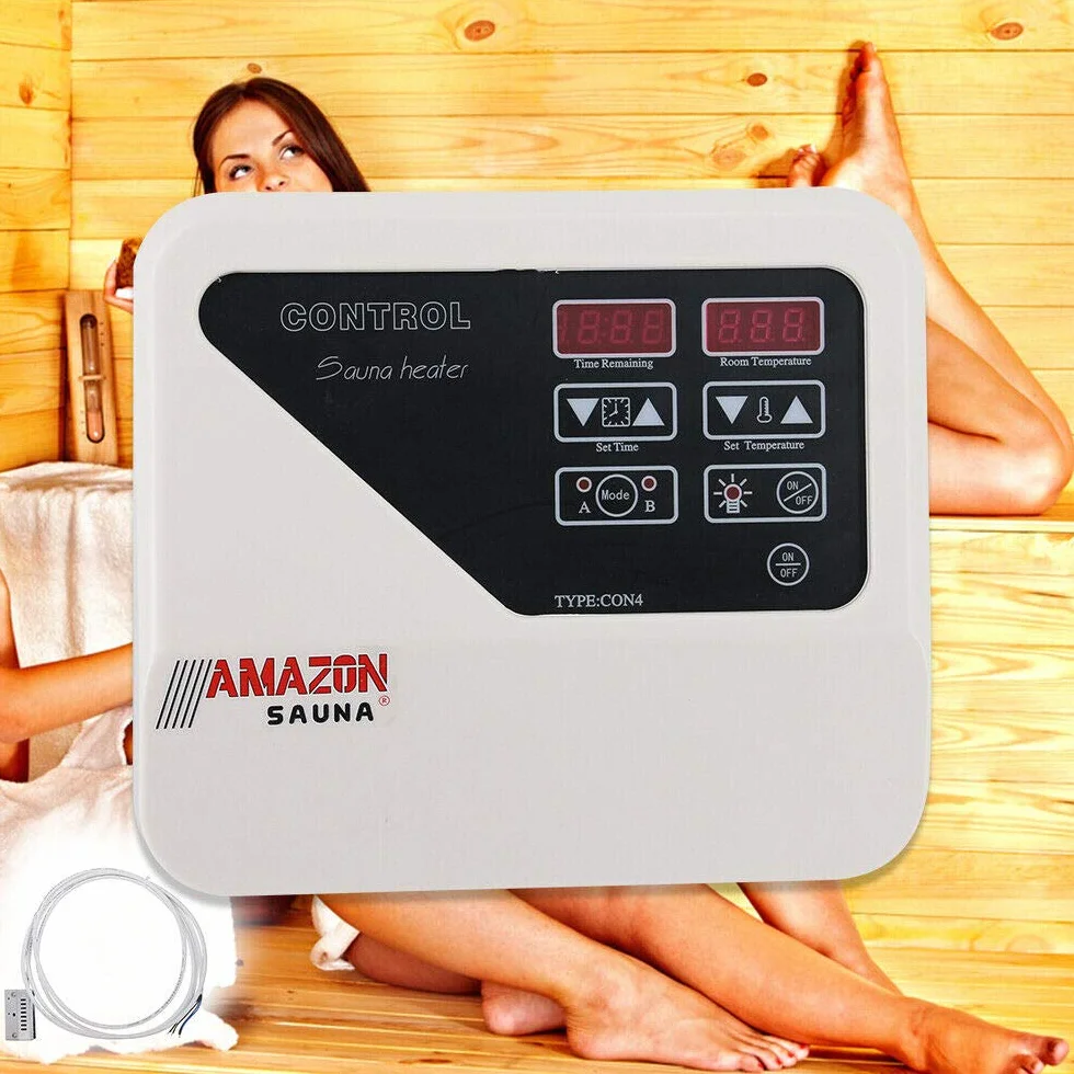 Unité de commande pour sauna 220-245 V 3-9 kW externe 40-105 °C protection surchauffe