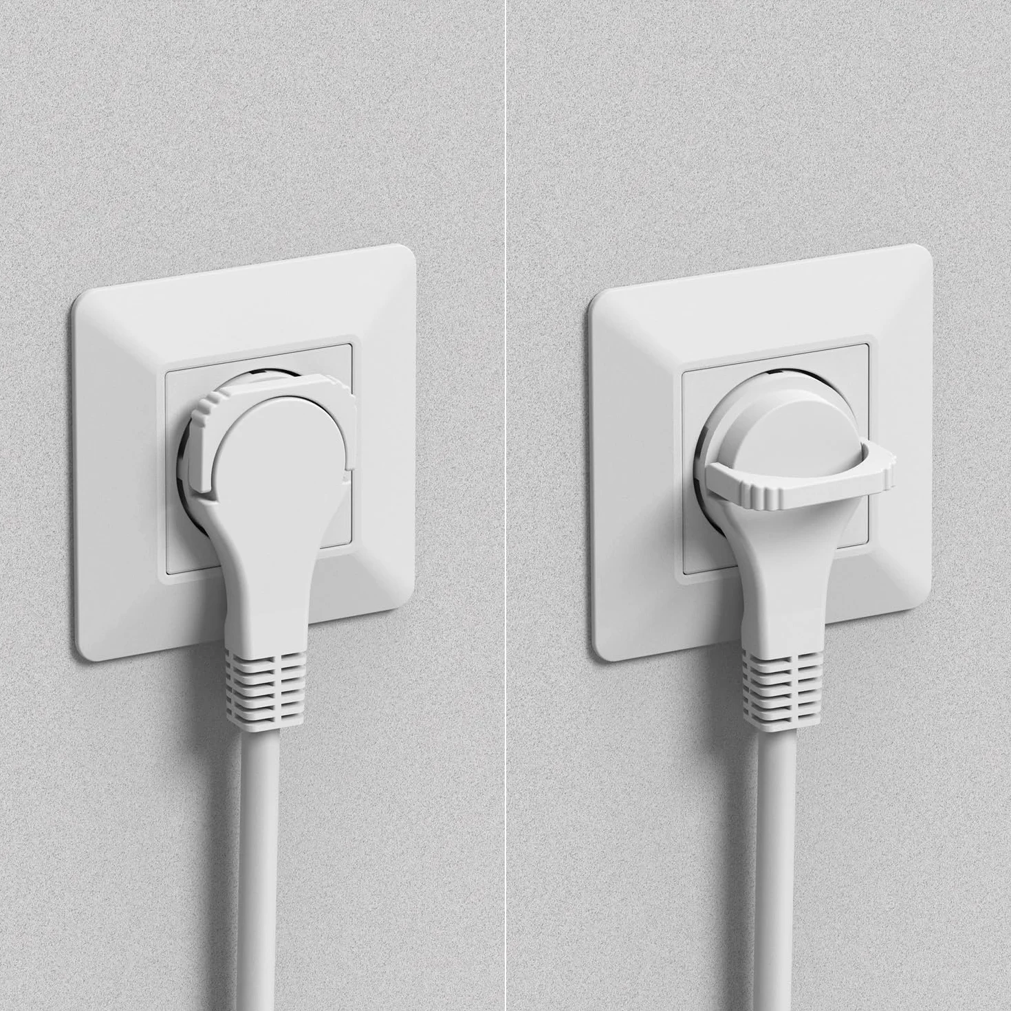 Electraline Bloc 4 prises avec interrupteur 1,5 m Blanc