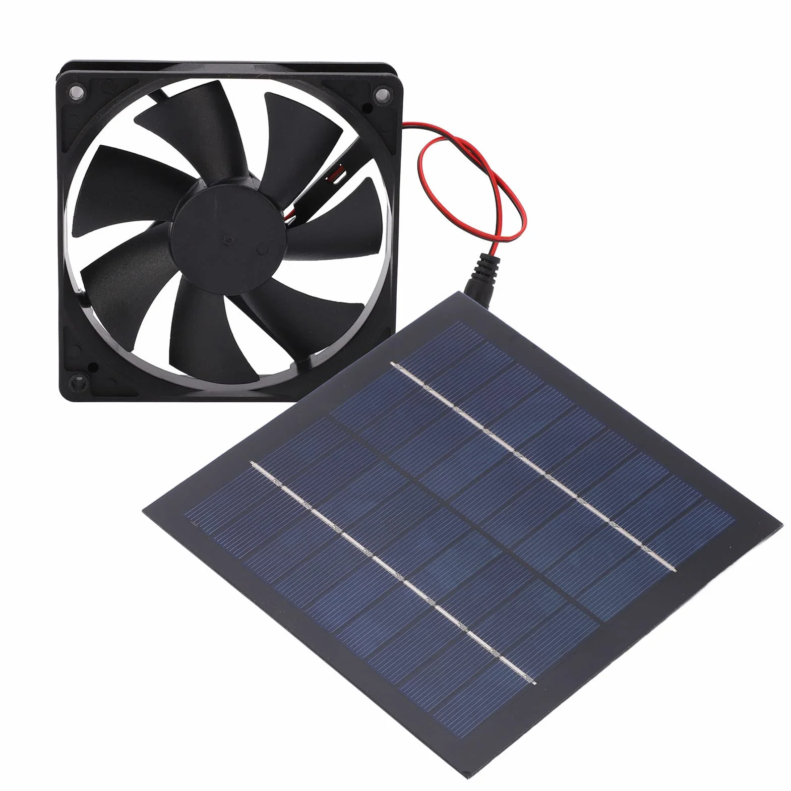 Ventilateur D'extraction Solaire 20W IP65 étanche Mini Universel