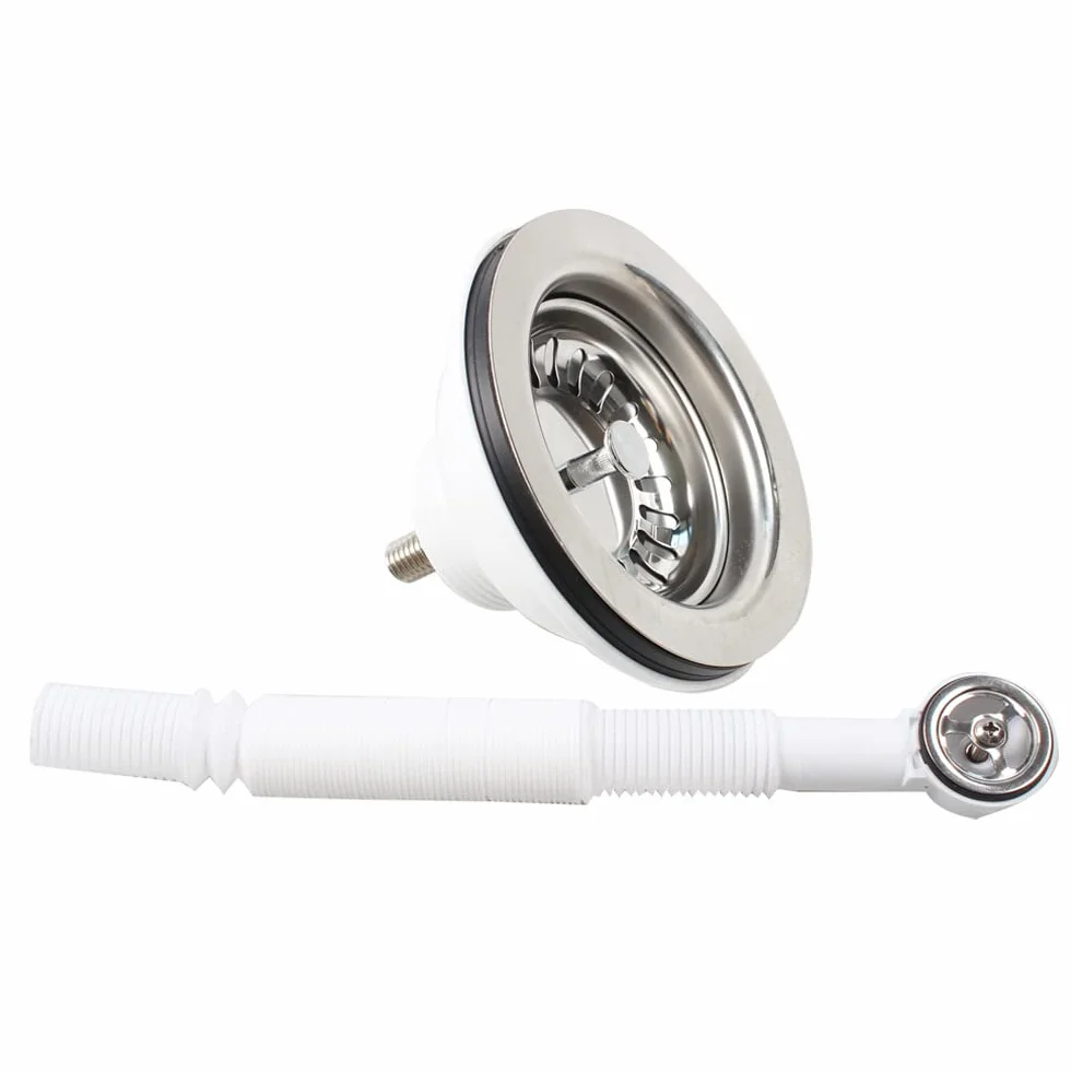 Talea 304 Vis Acier Inoxydable 5,5 cm Pour Évier Cuisine 114 mm Trop-plein Grille Vidange XK186GE