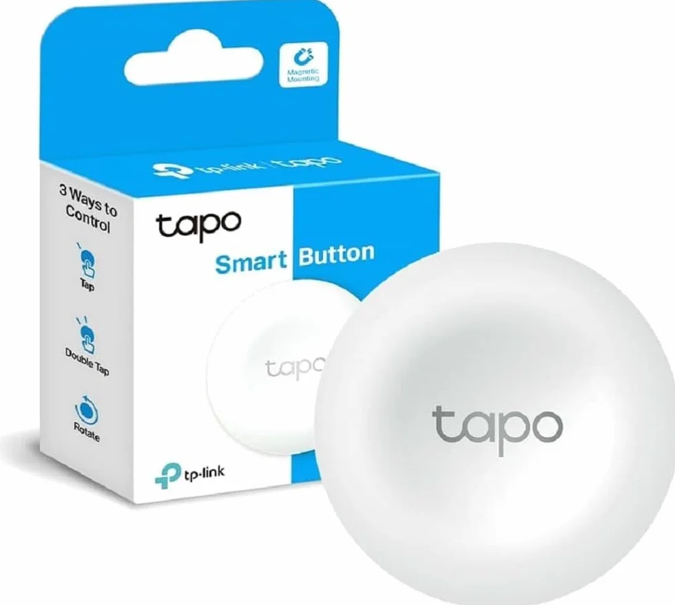 Tapo S200B Bouton Interrupteur Gradateur Intelligent Sans Fil, Compatible Alexa Google Home