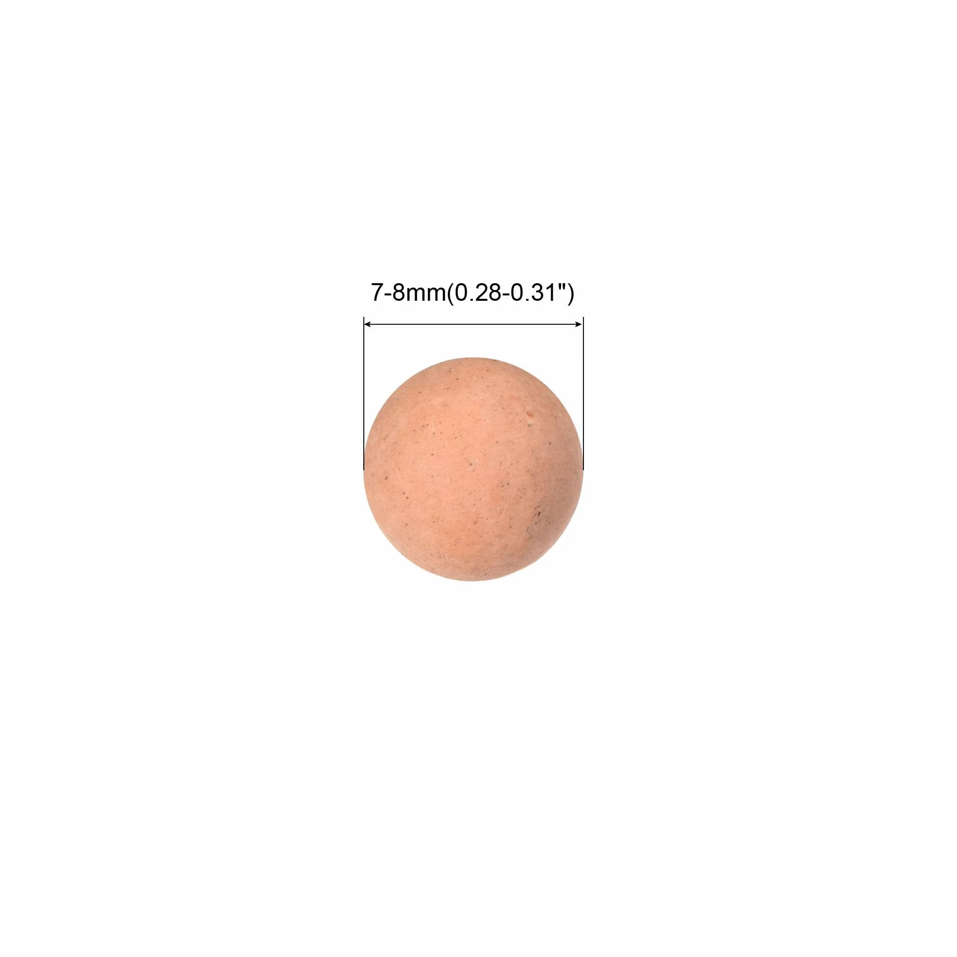 sourcing map Argile Galets 7-8mm 0.22 lbs Rose Jardinage Pot Boules pour Hydroponique Culture Vases Fournitures Bonsai Décoration