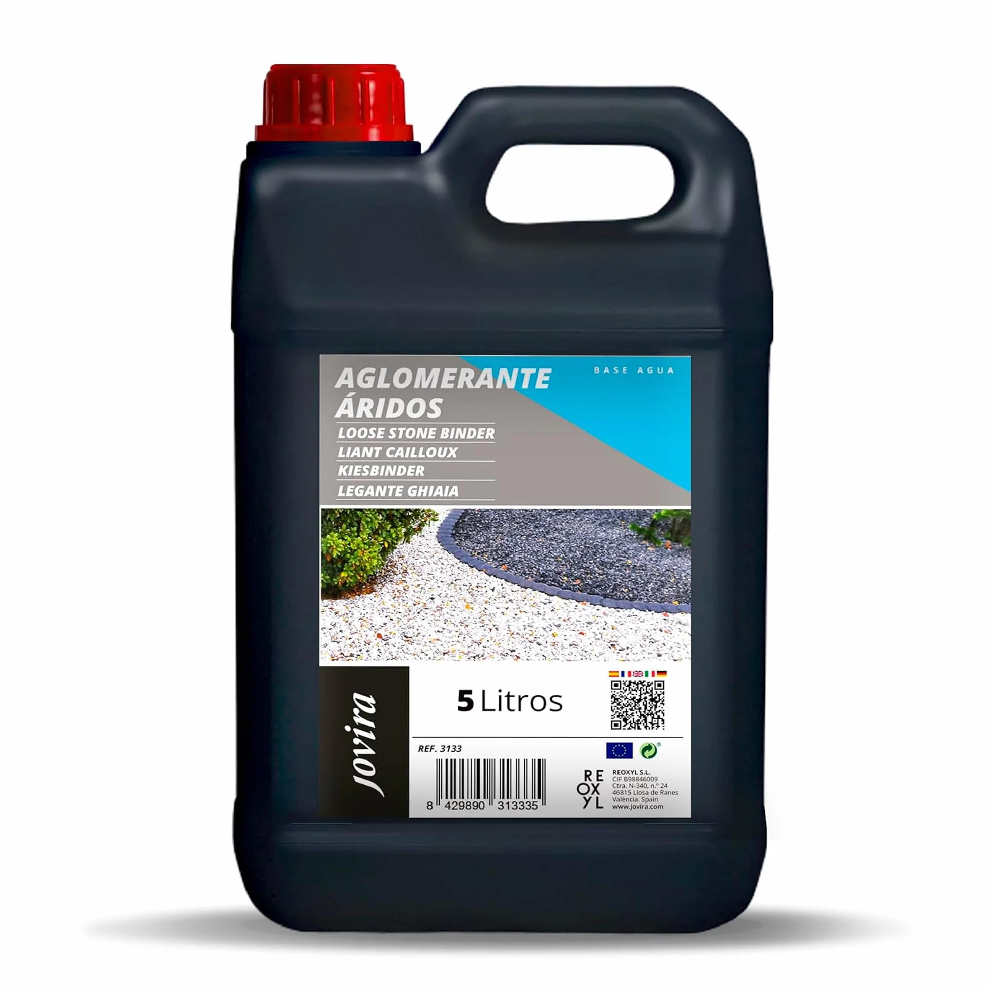 JOVIRA PINTURAS Résine extérieure pour gravier et cailloux 5 L