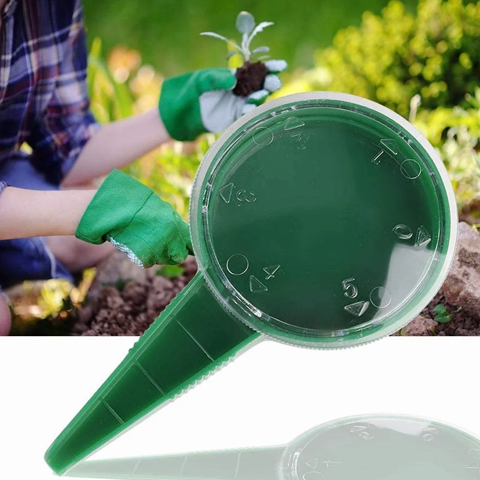 Jeffergarden 2 Pcs Semoir à Graines Réglable 5 Niveaux Distributeur de Semences Jardin Outil de Plantation Manuelle pour Jardinage