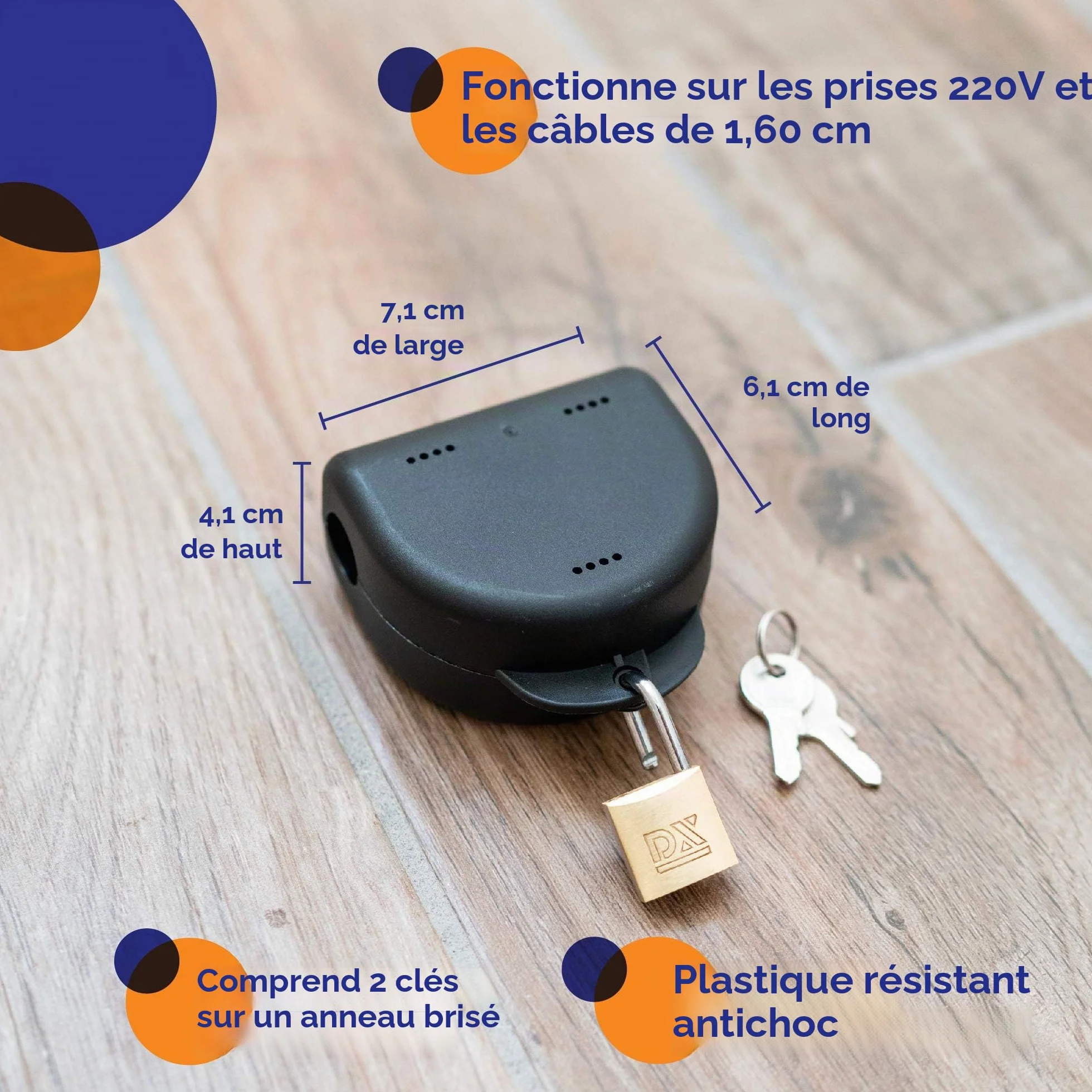 Haggiy Boîte de Consignation Électrique Dispositif Loto Verrouillage Prise Sécurité Accès Non Autorisé Industriel