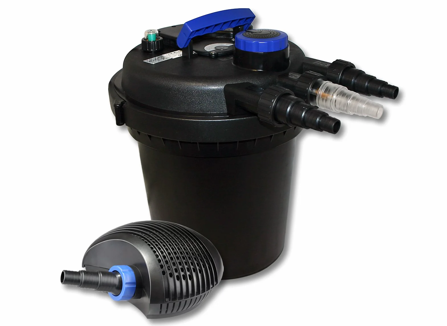 SunSun CPF-250 Filtre de bassin à pression 10000 L 11W UV CTF-6000 SuperECO pompe 6000l/h 40W