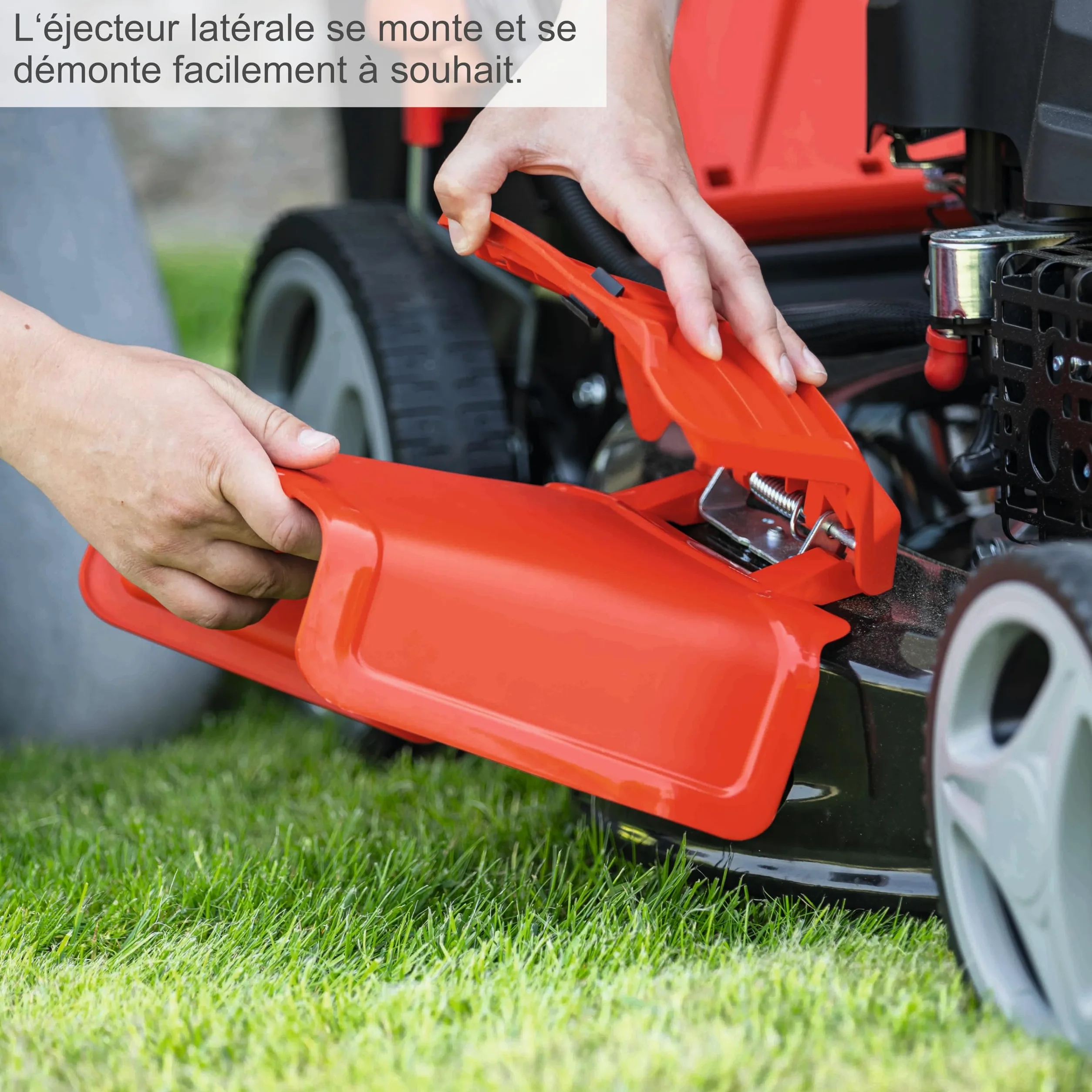 Scheppach Tondeuse à Gazon Hybride MS225-53E – Moteur 4 Temps 224 cm3 / 6 CV – 4400 W – Largeur de Coupe 53 cm – Démarrage électrique – Bac 65 L – Batterie 2Ah + Chargeur Inclus