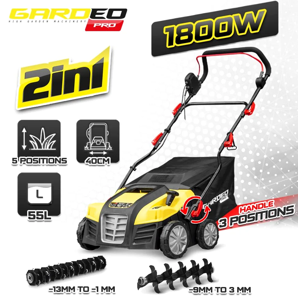 Scarificateur emousseur Electrique 1800W - 40cm