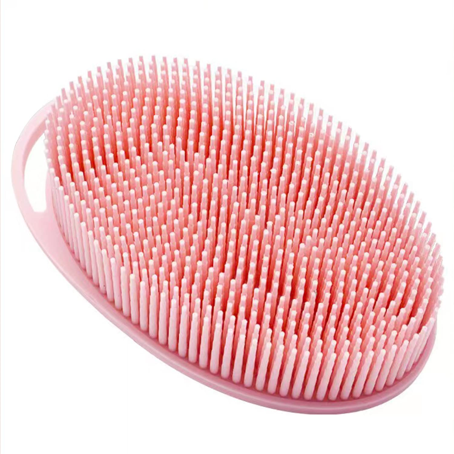 Pink Silicone Exfoliating Body Scrubber