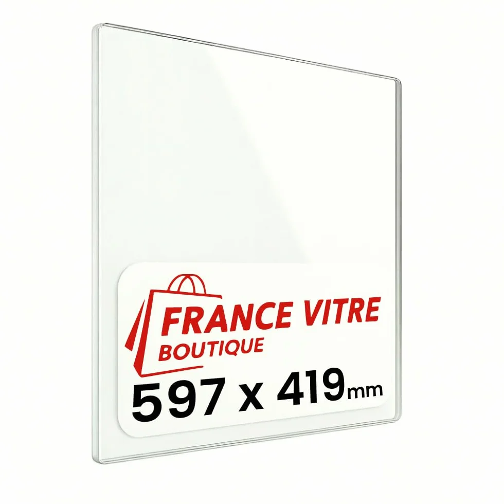 Invicta Vitre d'Insert pour cheminée 597x419x4 mm 800°C