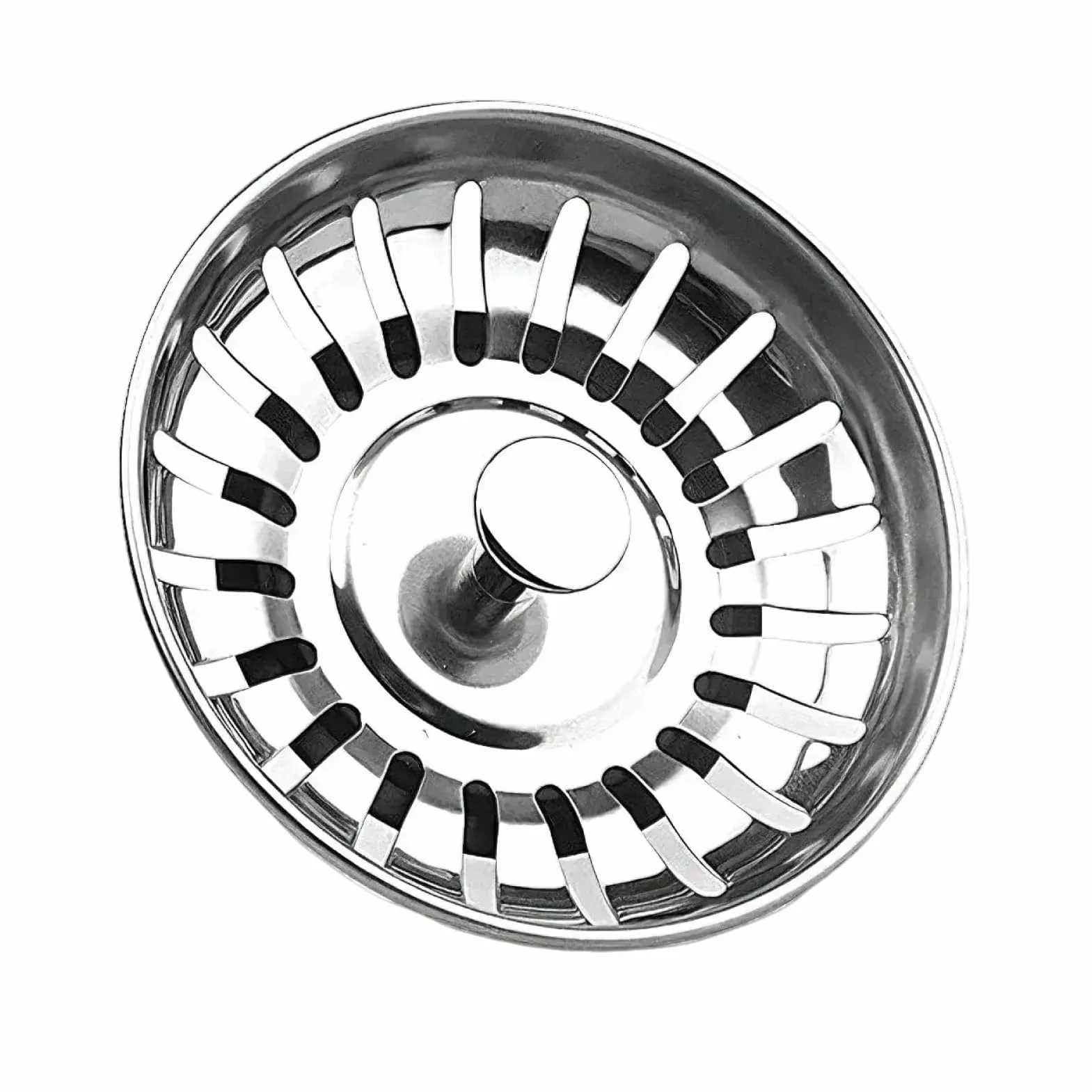 Bouchon d'évier en Acier Inoxydable 78mm - Remplacement pour Éviers de Cuisine
