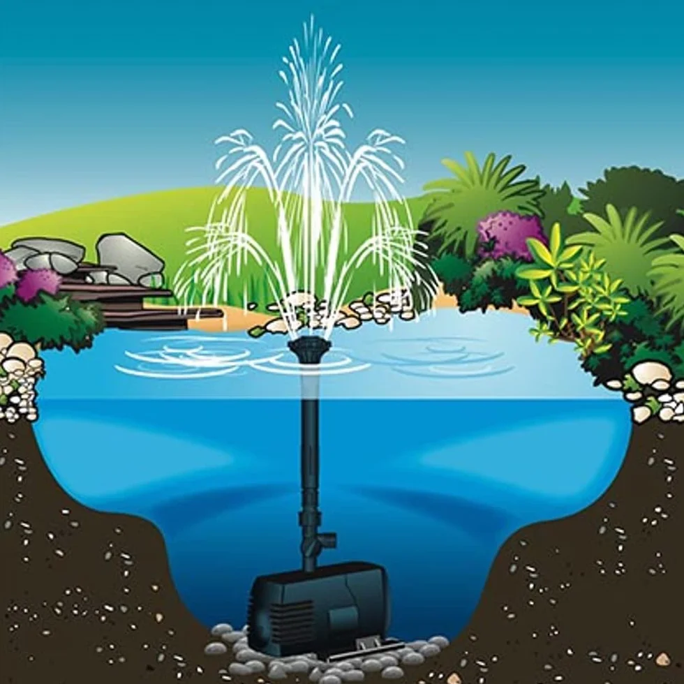 Ubbink Pompe de Fontaine Bassin Jardin Étang Accessoires Pompe à Eau Piscine