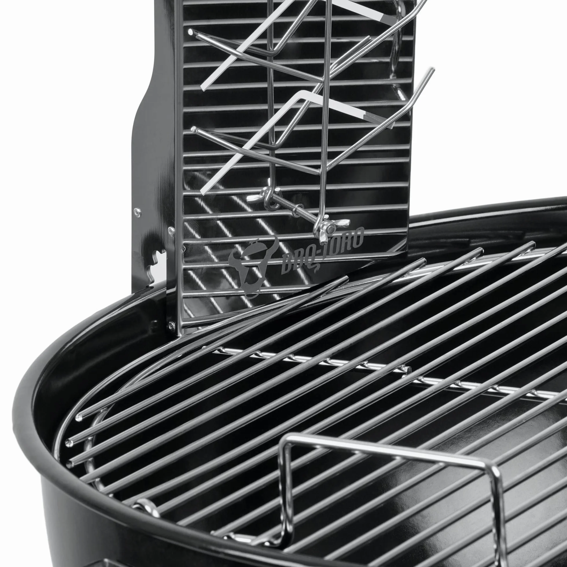 BBQ-TORO Lot de 2 Planches à Saumon en Acier Inoxydable pour Fumage et Grillades