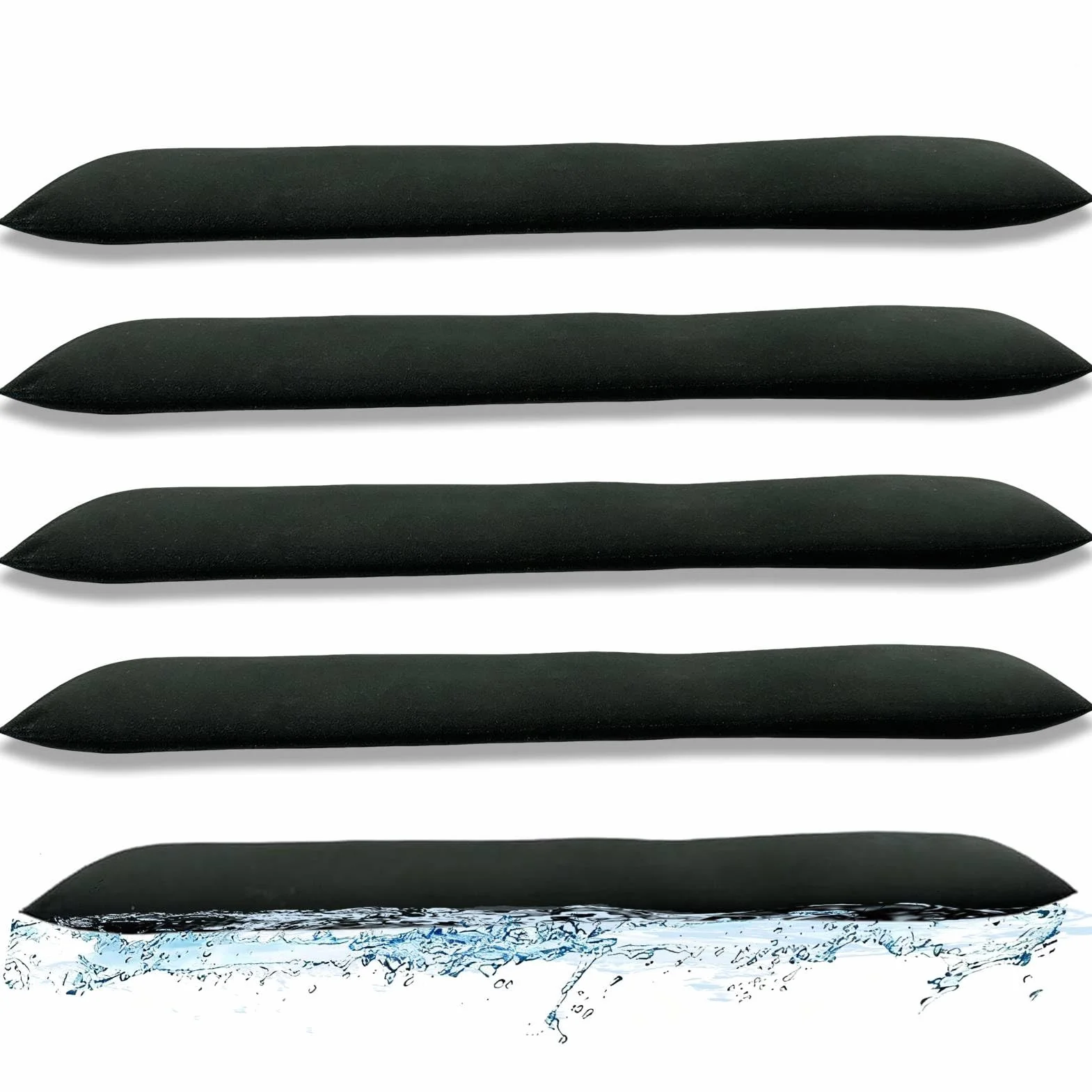 Barrières Anti-inondation l'eau activé, 5pcs Sacs absorbants Sandless Sable réutilisables pour Porte Maison