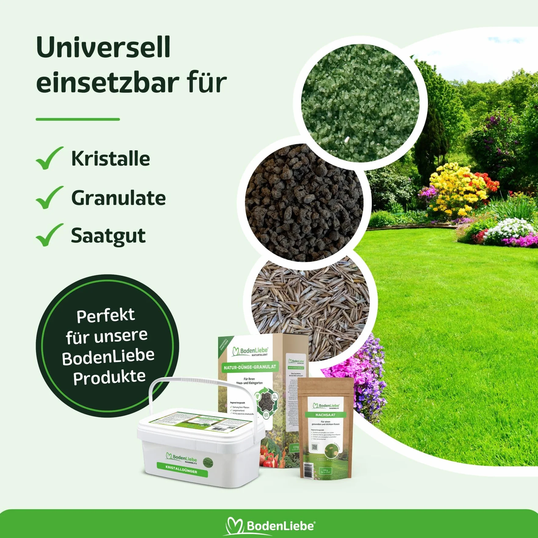 Pulvérisateur à main – Répartissez sans effort et uniformément l'engrais et les semences – Pratique et dosage précis pour les granulés et les cristaux, idéal pour l'entretien du jardin et