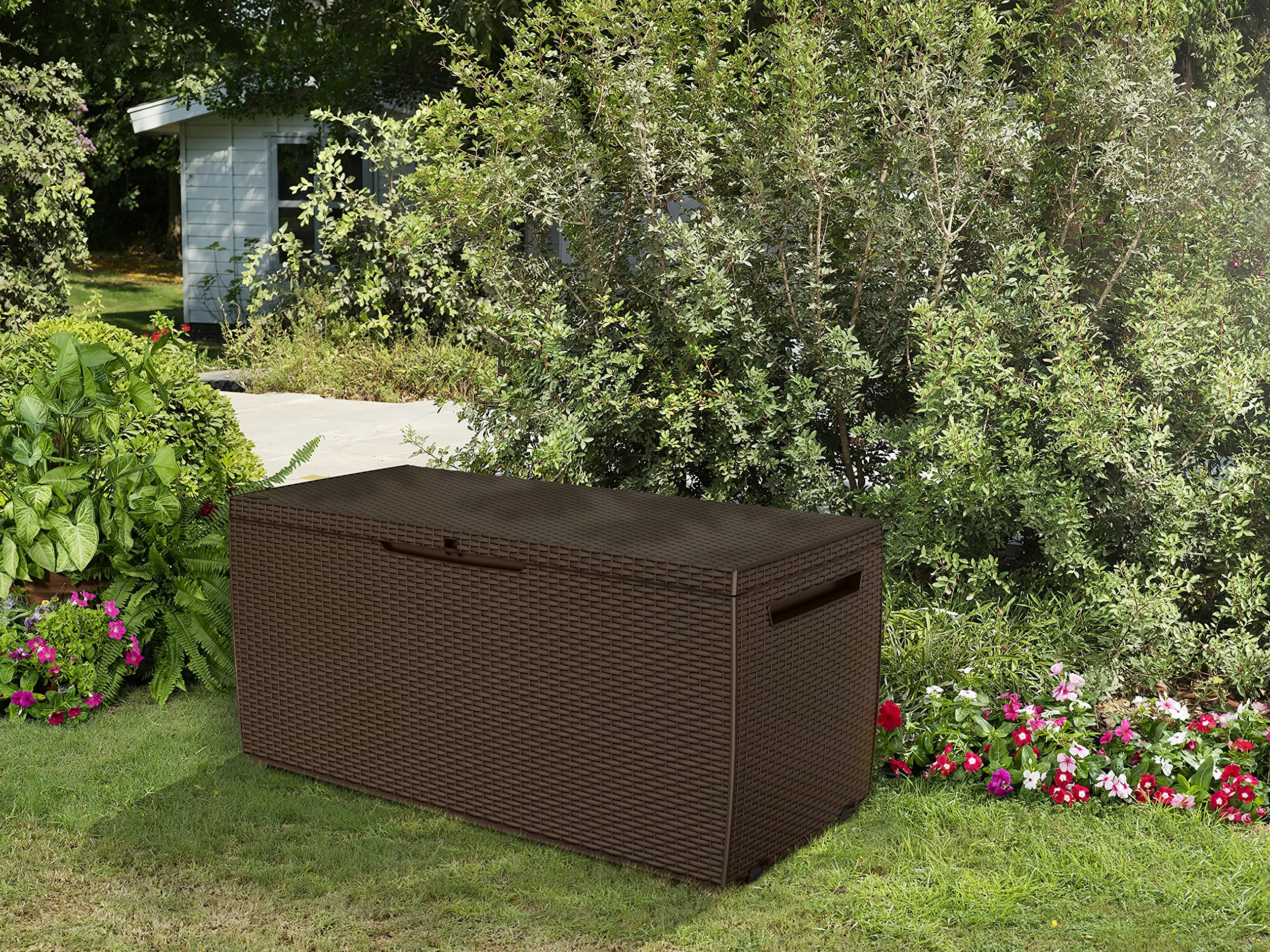 Keter Coffre Capri anthracite rotin