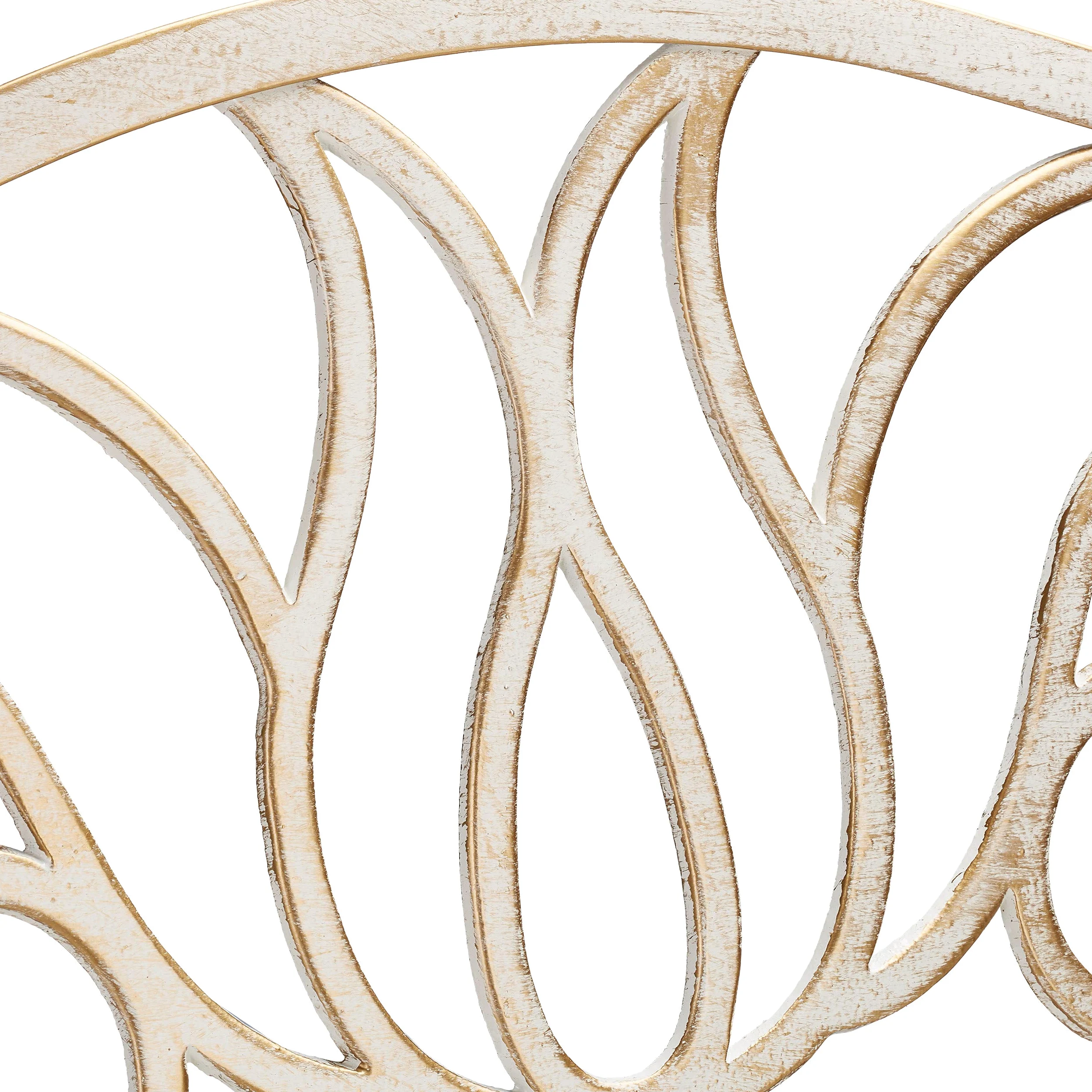 Relaxdays Banc Jardin Antique, 2 Personnes, Balcon, terrasse, métal, HLP : 90 x 127,5 x 63cm, Acier, Fonte, Blanc-Bronze