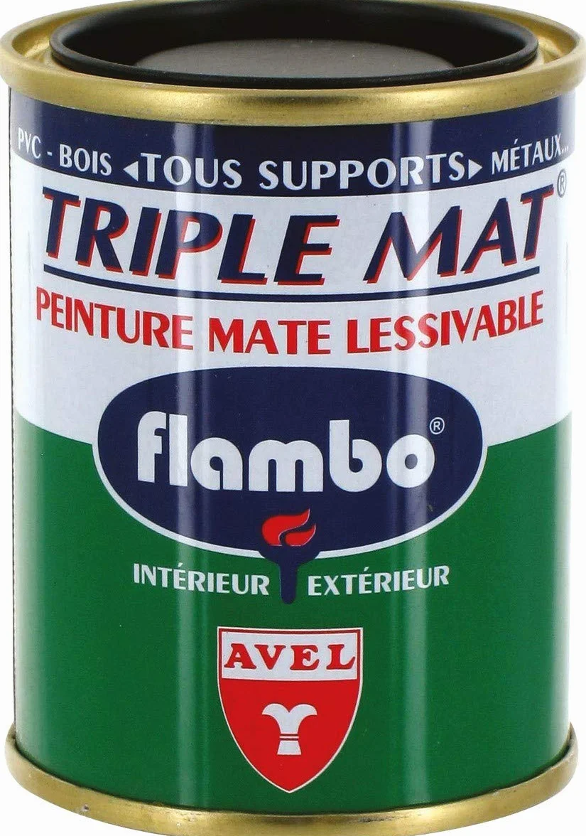 Avel Flambo Triple mat peinture 100 ml Noir