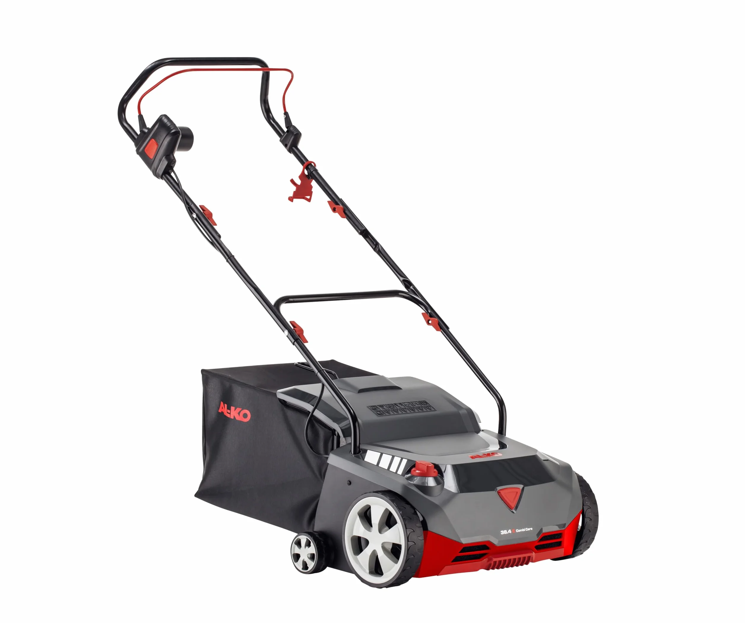 AL-KO Scarificateur électrique 38.4 E Combi Care, Puissance du Moteur de 1400 W, Largeur de Travail de 38 cm, Sac de 55 L, pour Gazon jusqu'à 800 m²