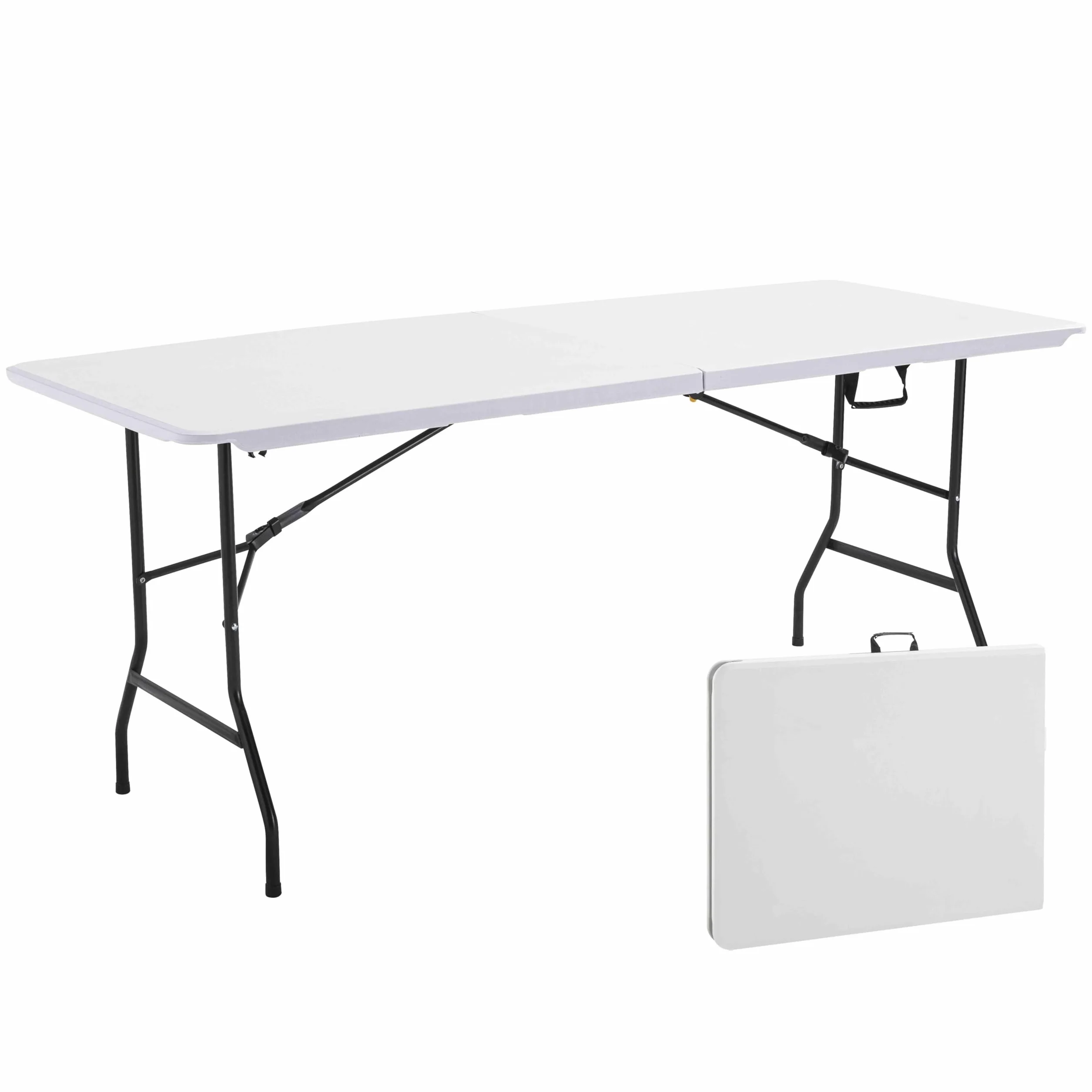 MobEventPro Stół Pliant Camping 180x70x74 cm Biały