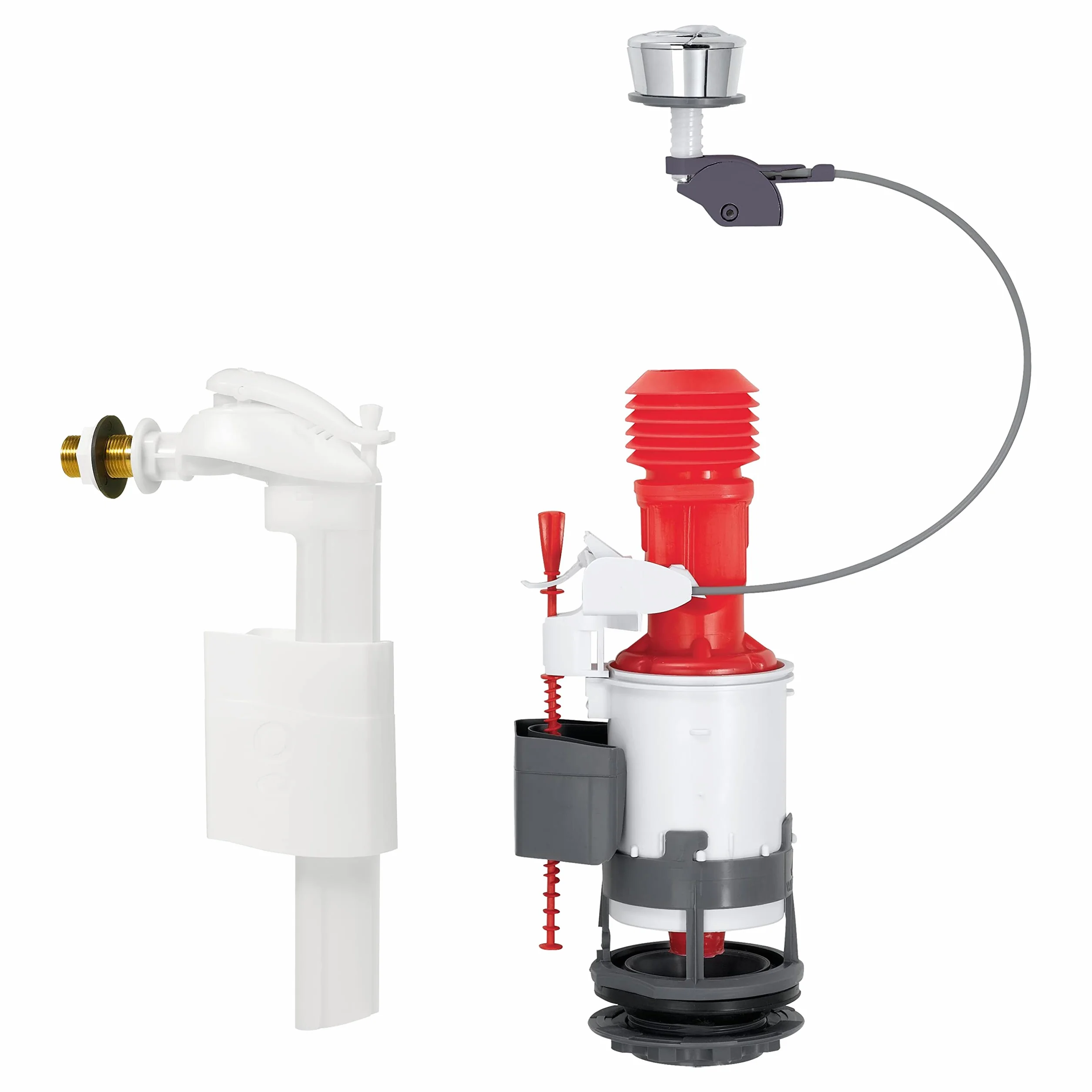 Wirquin Chasse d'eau WC complète mécanisme double chasse MW2 robinet flotteur F90