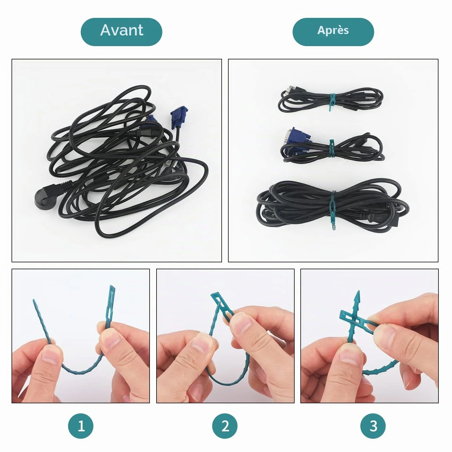 KINGLAKE 200 pièces17 cm Attaches Plantes réglables, Attaches de Tomate Arbre Flexibles, Liens de Jardinage pour Ligatures, Attache Tuteur Jardin en Plastique pour Le Soutien des Plantes