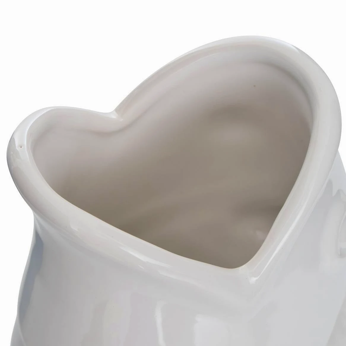 Atmosphera - Vase Ocea Poisson 16,5x11x25 cm - Blanc