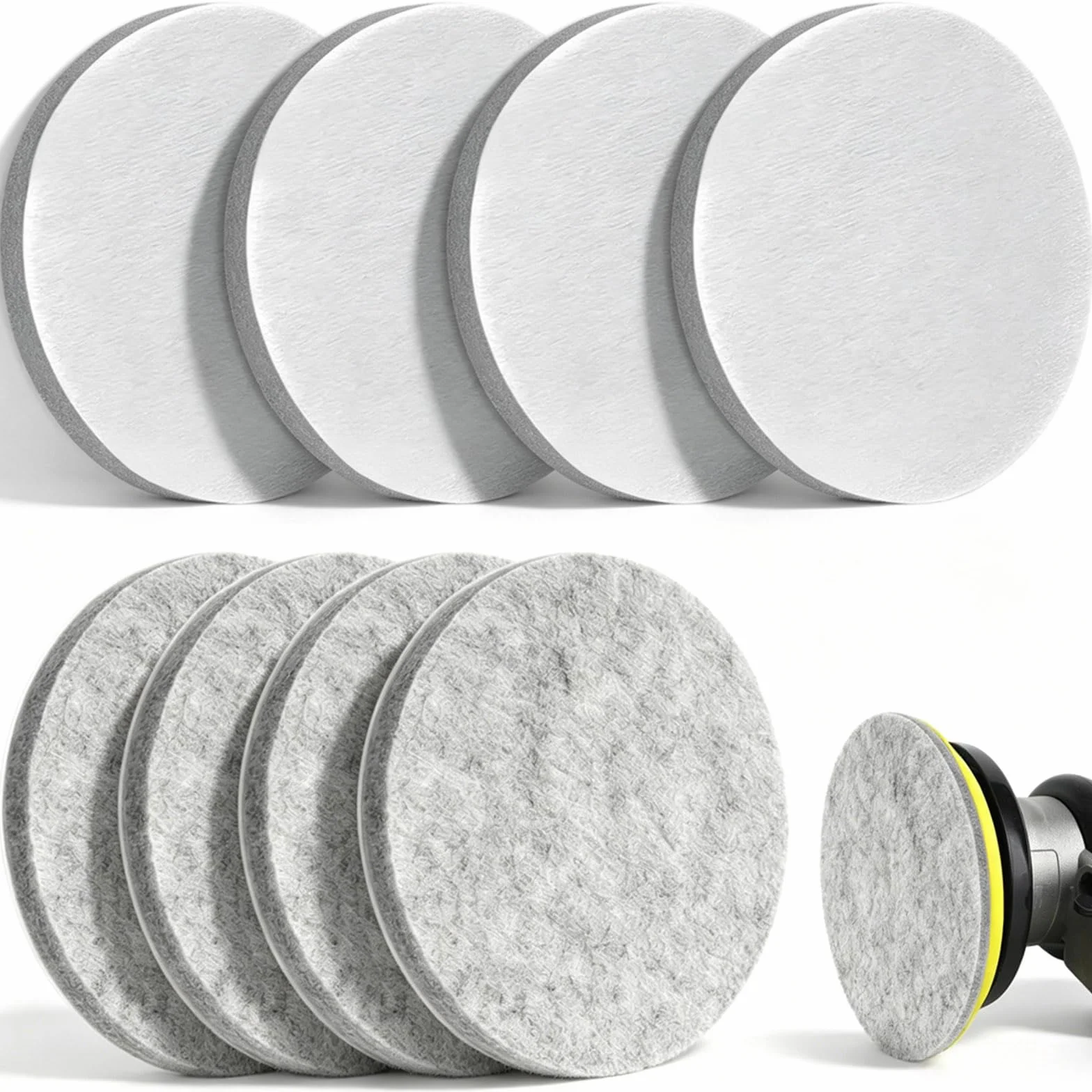 Disque a Polir 125mm Ponceuse Polissage Voiture Souple Lavable Compatible Bosch Festool Metabo Mirka FLEX