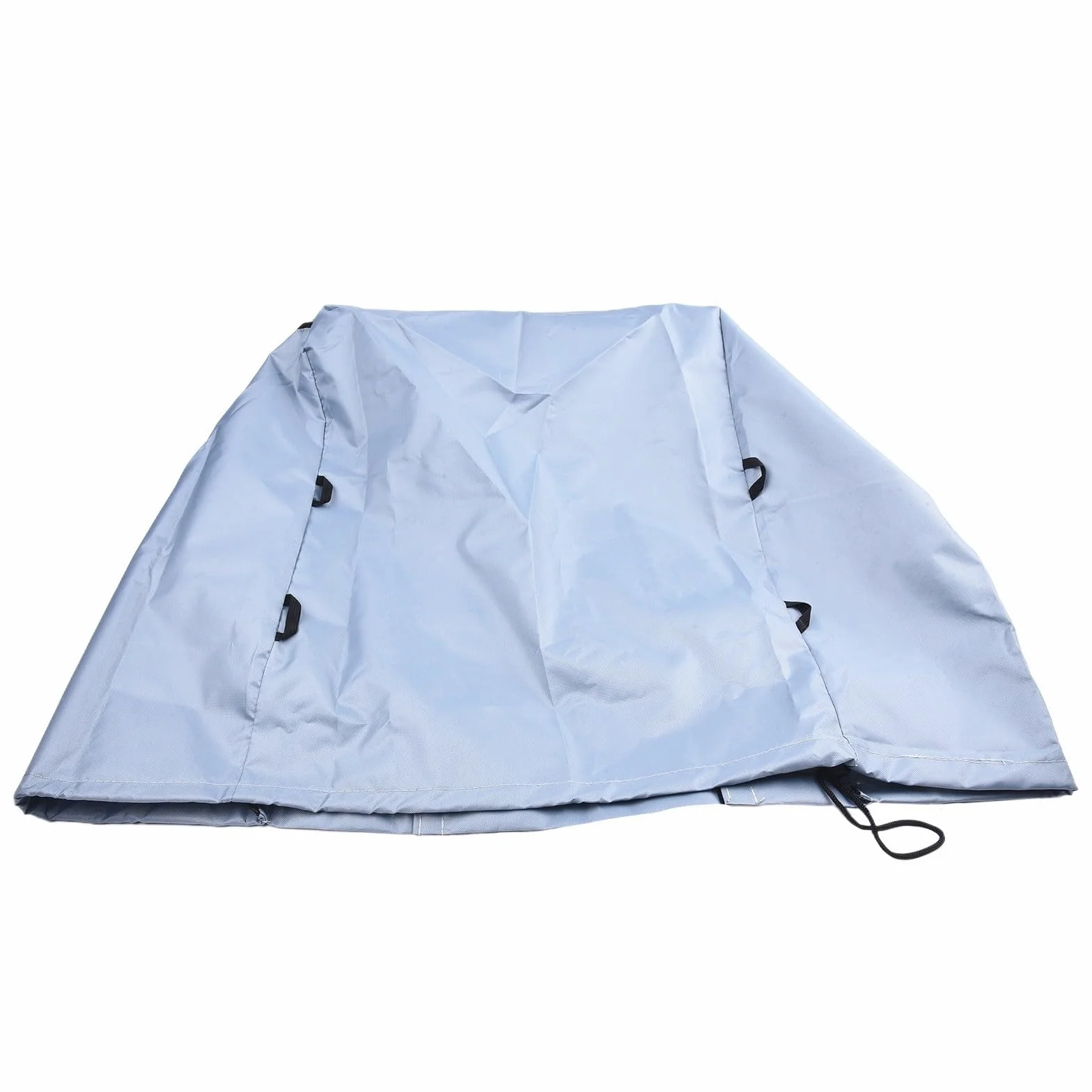 Housse de pompe de chauffage spa 420D avec revêtement argenté - 43 x 38 x 54 cm - Protection contre la pluie, le soleil et la poussière - Gris
