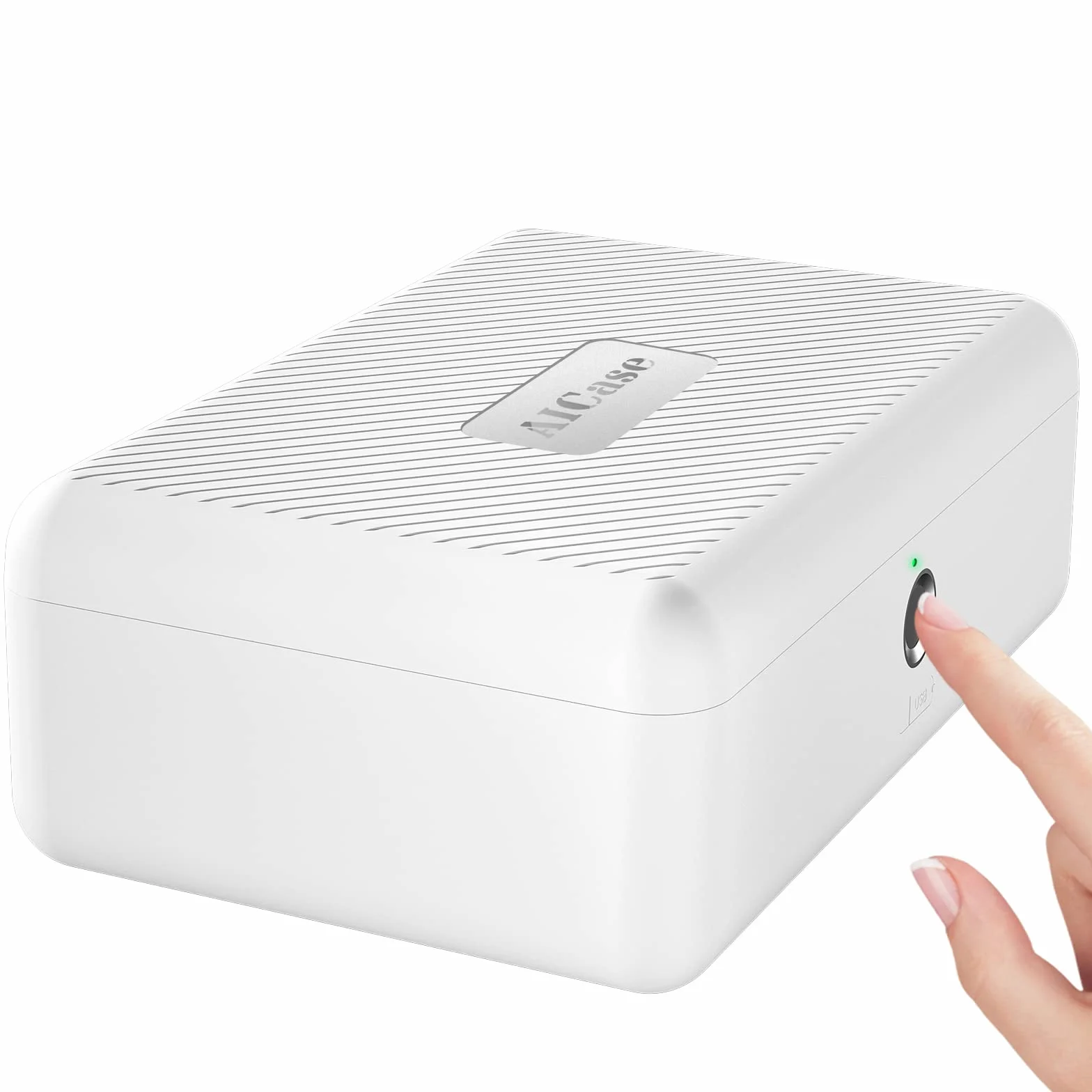 Boîte de rangement biométrique à empreinte digitale, Portable Cash Jewelry Lock Box rechargeable