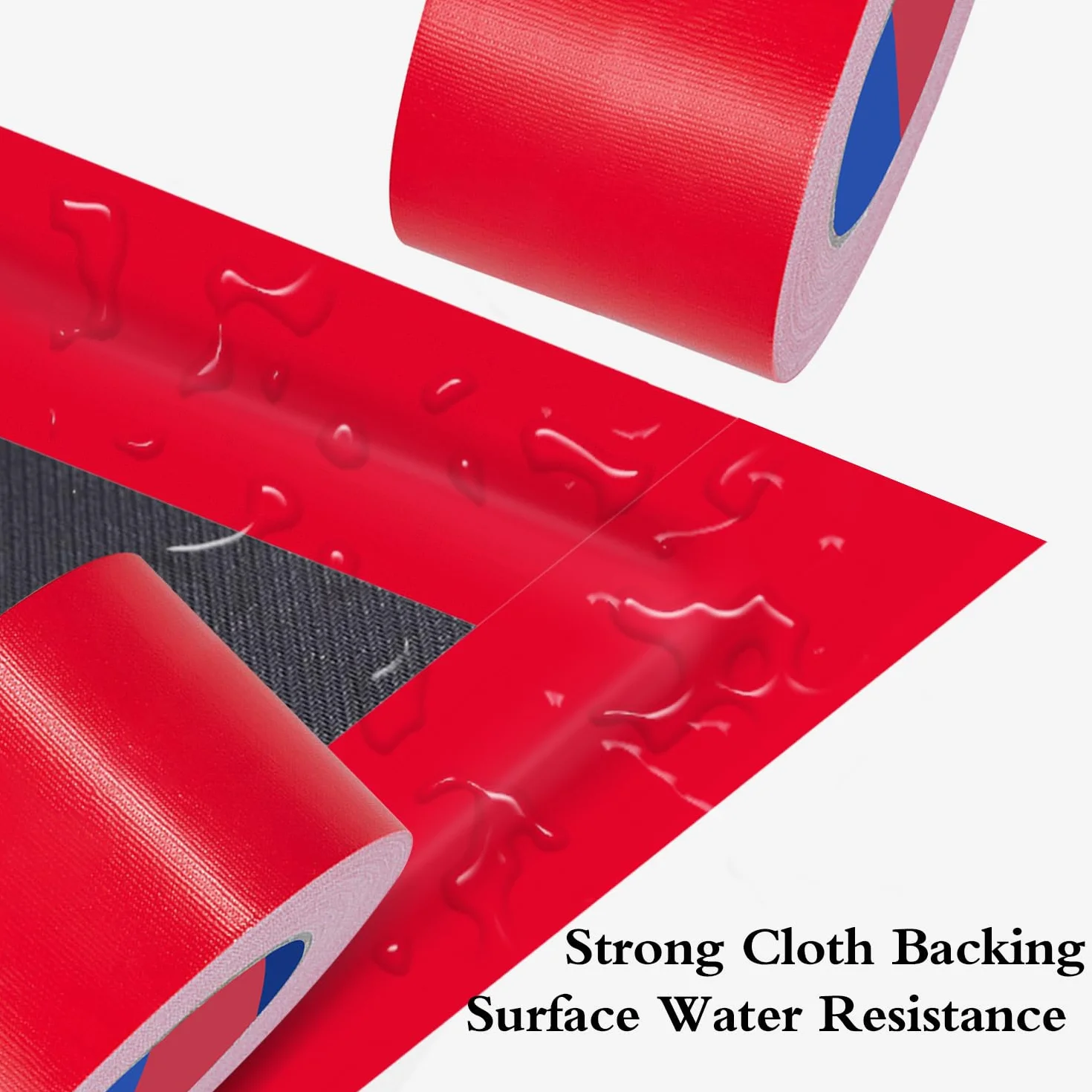 Duct Tape Rouge Ruban Autocollant Blindé Extra Fort 50 m x 75 mm Imperméable Réparation