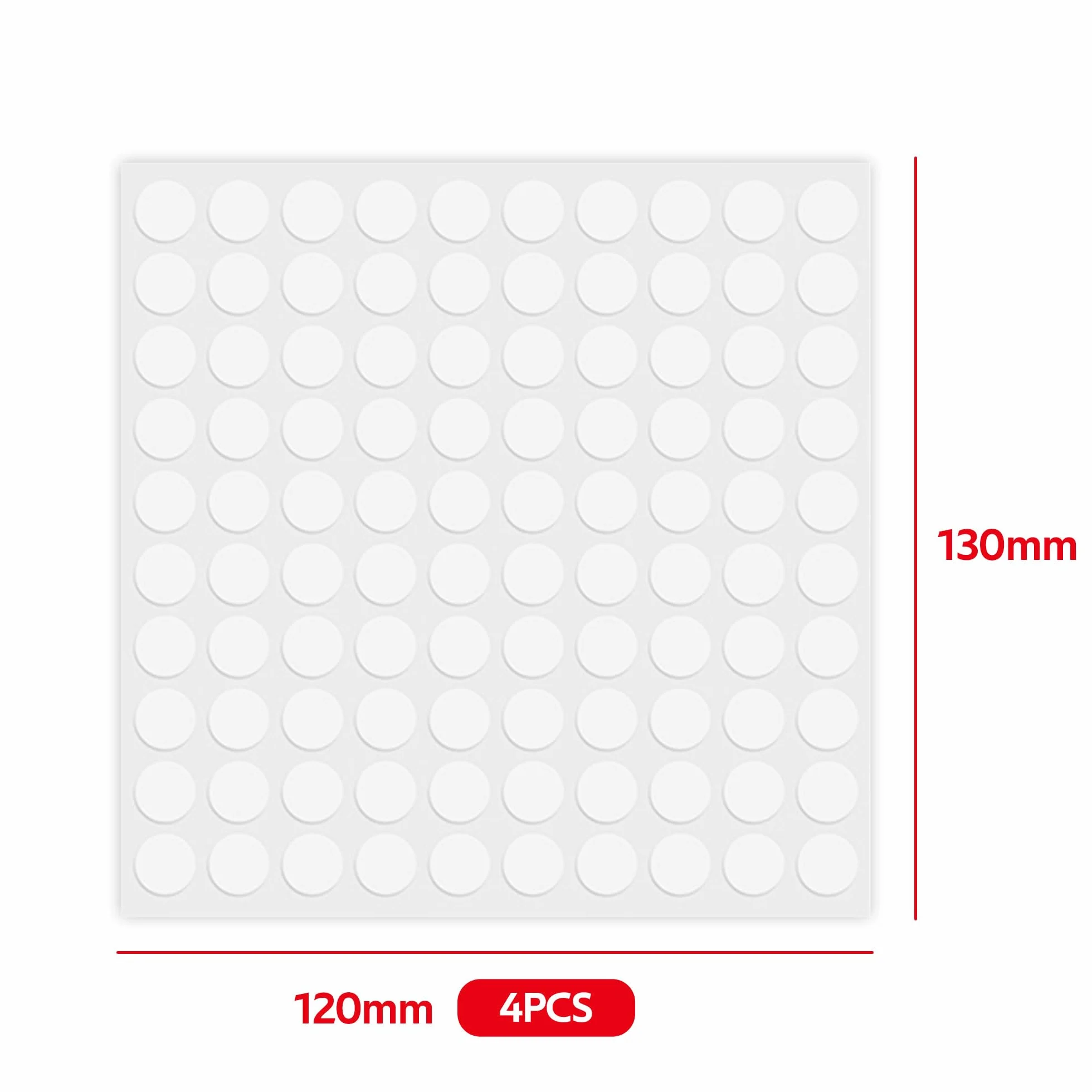 400 Pièces Mini Scotch Double Face Transparent 10 mm, Pastille Adhésive Rond pour Décorations Fête, Bricolage