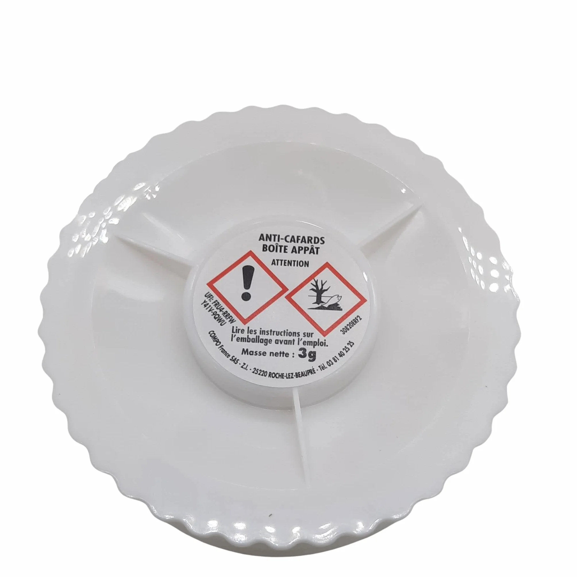 BARRIERE A INSECTES Boite Appât Anti-Cafards Cloportes, 2 x 3 g, Action 4 semaines
