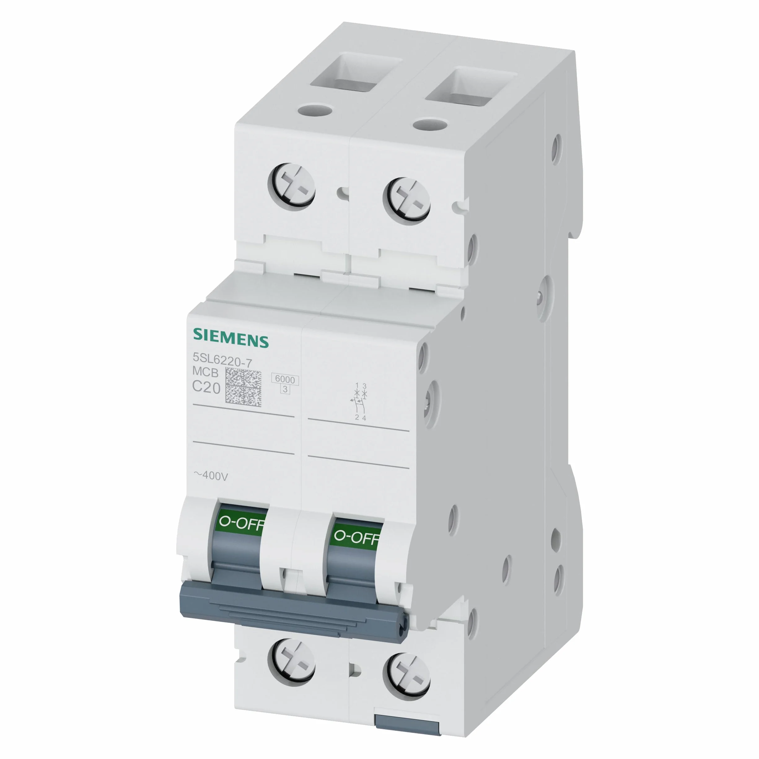 AUT.MAGNETOT. 400V 6kA 2P C 20A