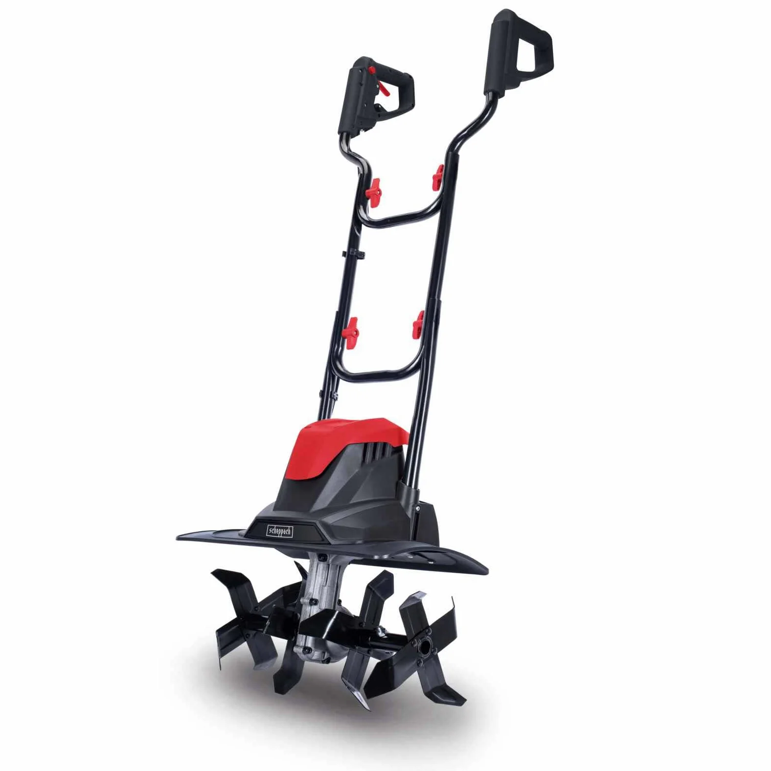 Scheppach Motobineuse MTE380 Motobineuse électrique | Puissance 1050W | Haies Ø205mm | Largeur de fraisage 360mm | Vitesse de hachage 400 1/Min | Démarrage immédiat avec disjoncteur | Pliable