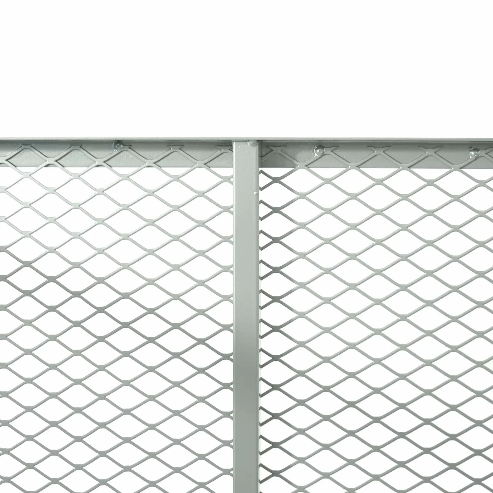 Wiltec Composteur de Jardin – 100 x 100 x 80 cm – capacité de 800 L – Bac à Compost à Grille métallique Procédé Ouvert pour Recyclage et Sol Fertile