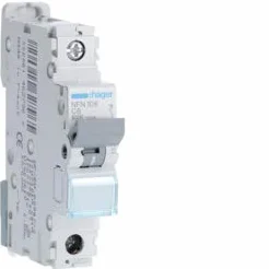 Disjoncteur Hager 1 pôle 6A 6kA Courbe C
