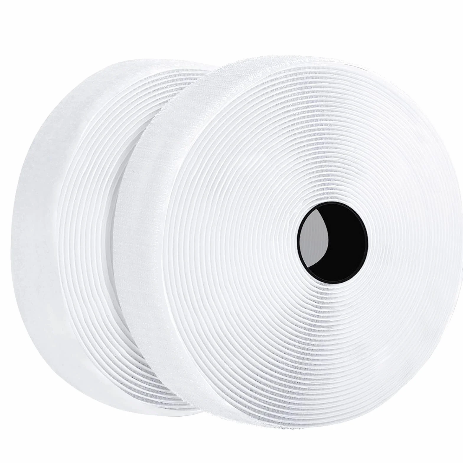 Bande Agrippantes Adhésives Ruban Scratch Autocollant Moustiquaire Hook Loop Rouleau 8m x 2 Blanc