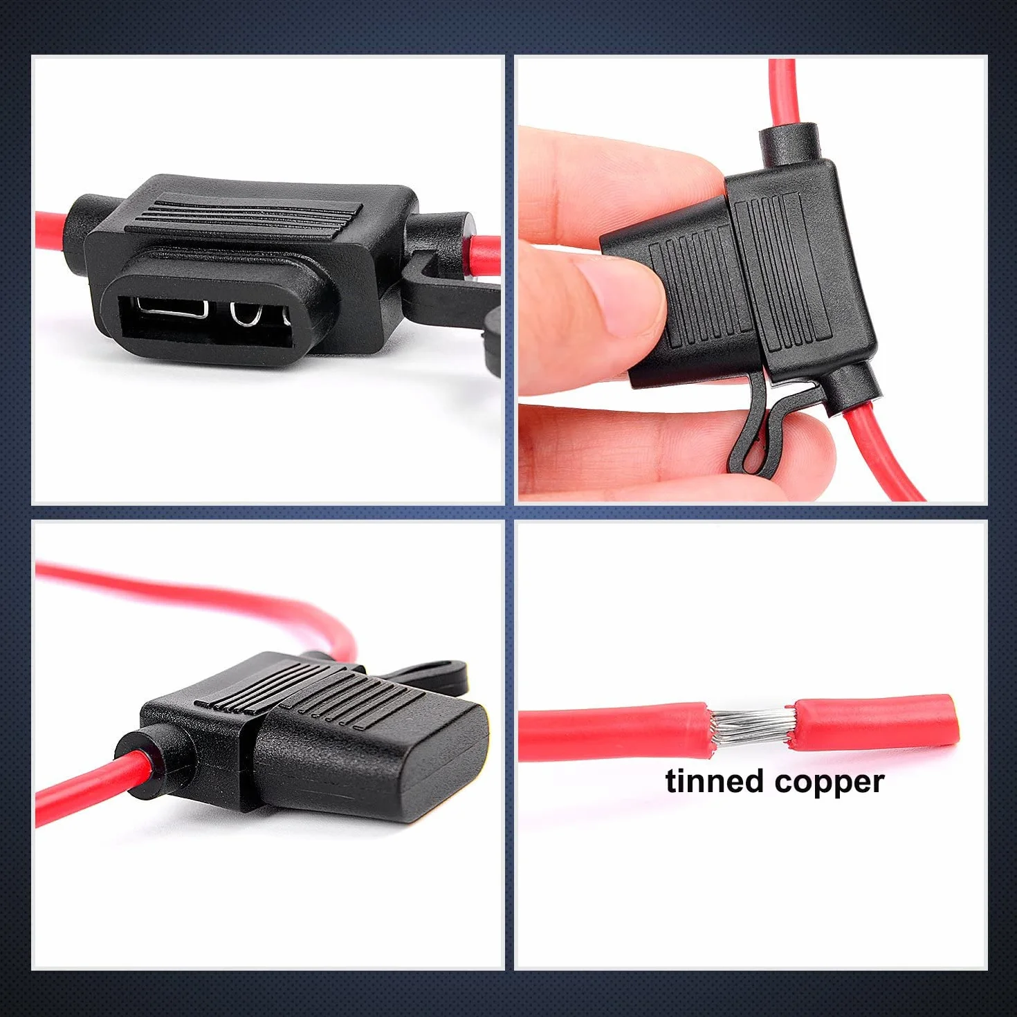 Gebildet Porte-fusible à lame ATO étanche 32 V 10 AWG fusibles 30 A 40 A