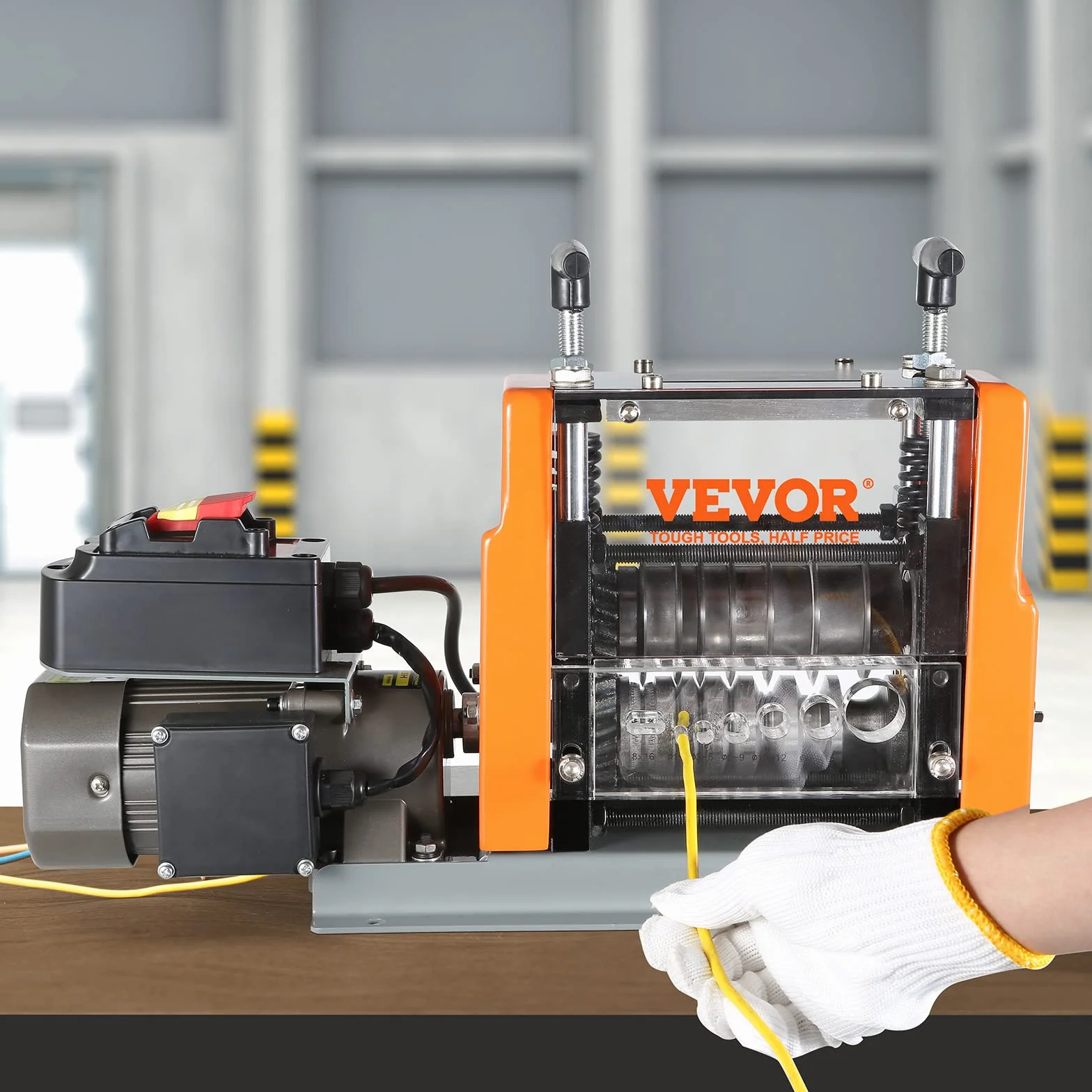 VEVOR Machine à Dénuder Électrique 1,5-25 mm 60 W Dénudeur Câble Auto Motorisé