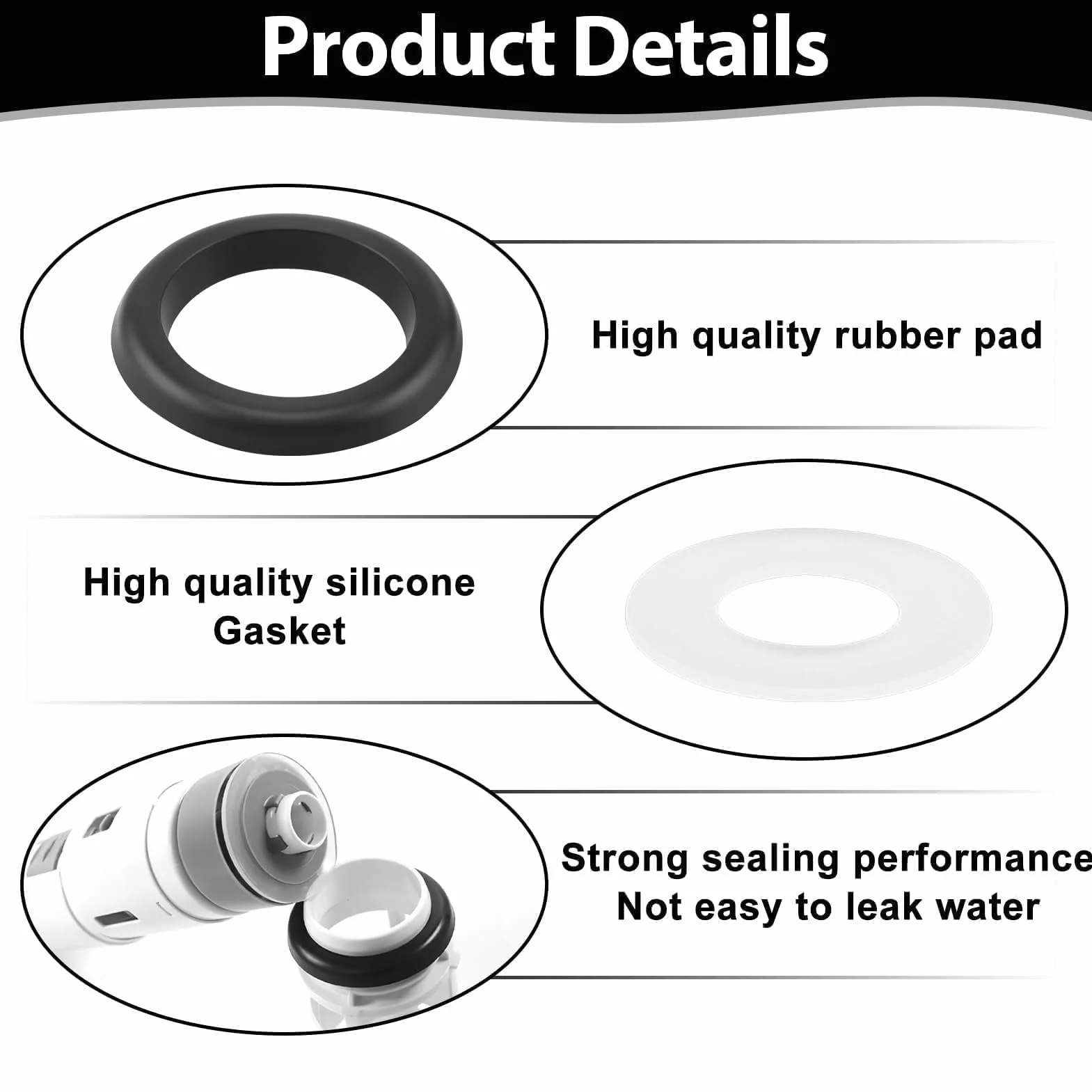 Geberit Joint Réservoir Ø63 x 32 mm Ø68 x 46 mm Pièces pour 816.418.00.1 818.109 240.282.00.1 890.615