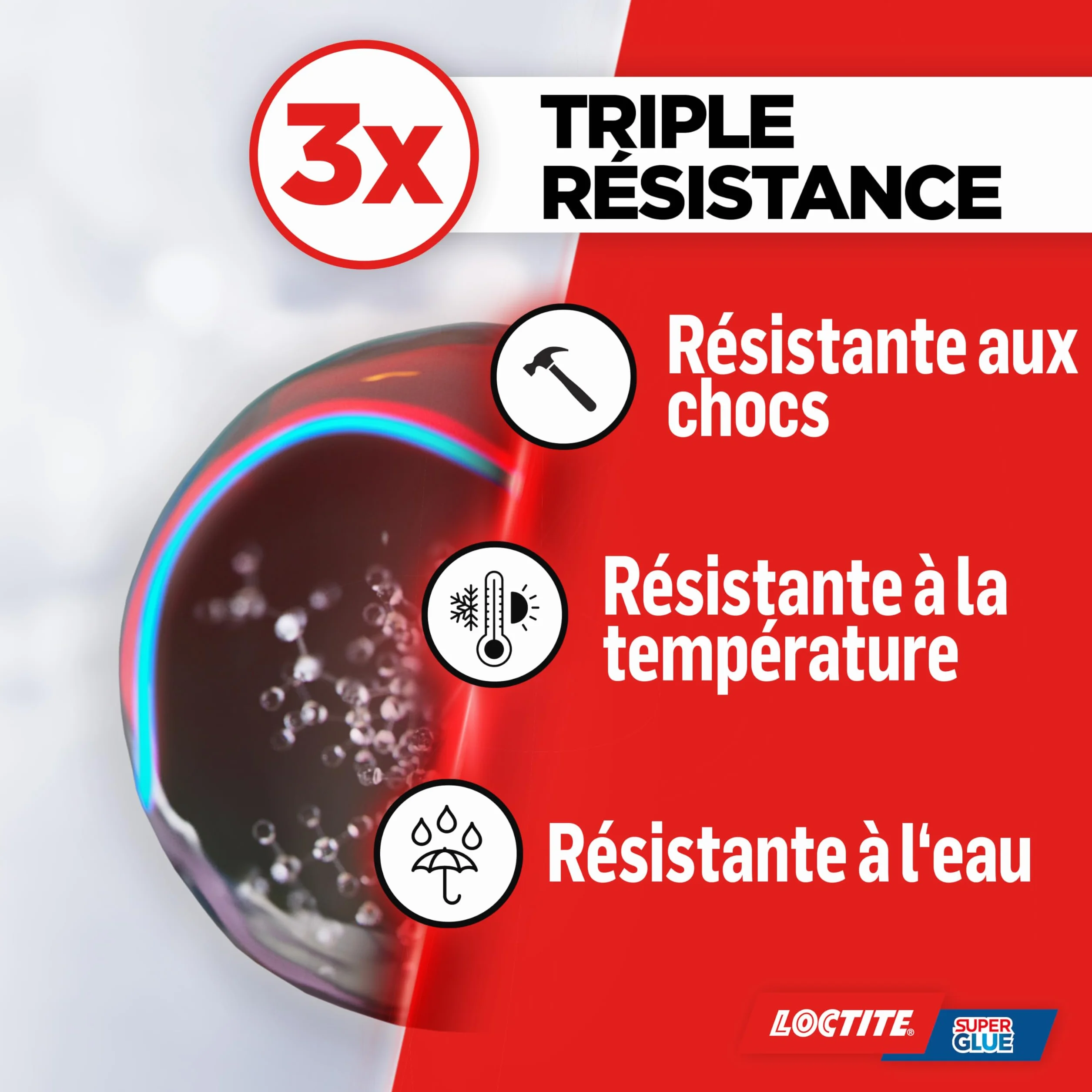Loctite Super Glue-3 Précision 5 g Colle Forte Liquide Tous Matériaux Transparente Séchage Rapide