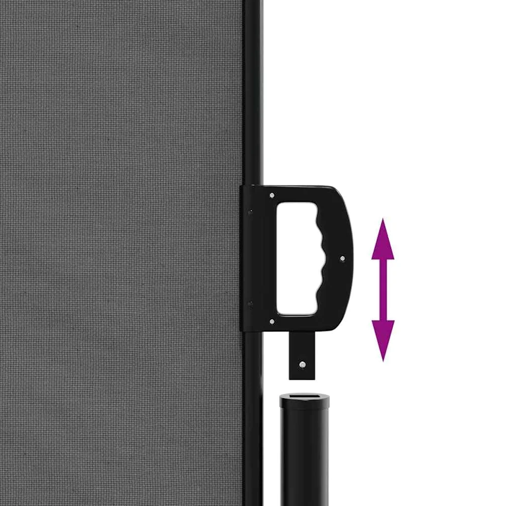 vidaXL Store latéral rétractable Anthracite 140 x 500 cm