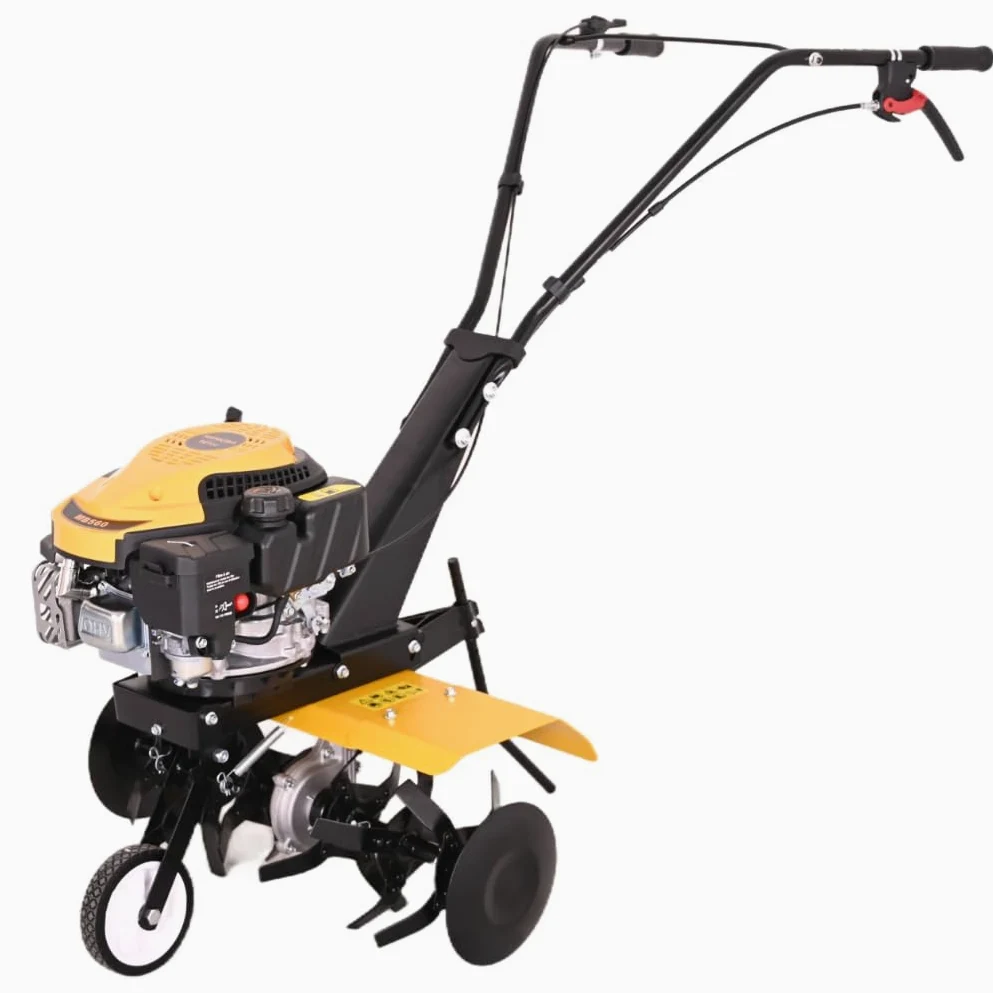 Nemura Motobineuse Thermique 161cm3 - Largeur de Travail 56 cm - Performante, Légère et Maniable - Moteur 4 Temps - Marche Avant Simple - Qualité Professionnelle - Marque Française