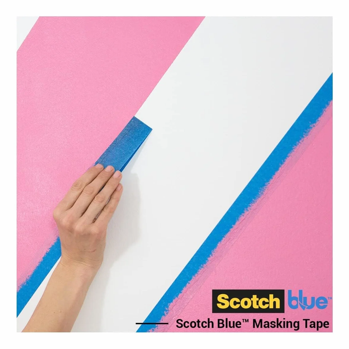 ScotchBlue Ruban de Masquage 36 mm x 41 m Bords Nets Intérieur Extérieur