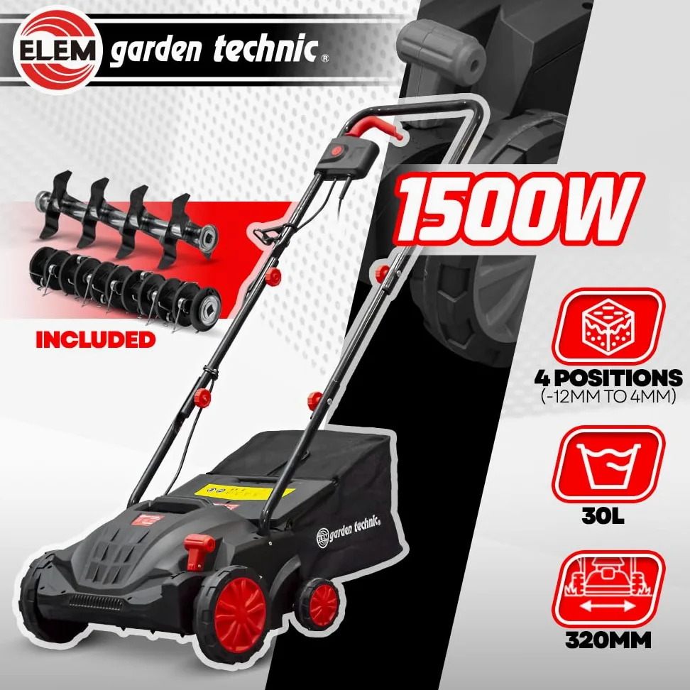 Scarificateur émousseur électrique 1500W - 32cm