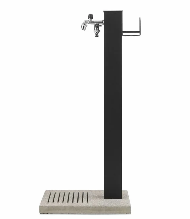 BELFER FONTAINE À COLONNE AVEC BASE ET PORTAGOMME 42/QRRB