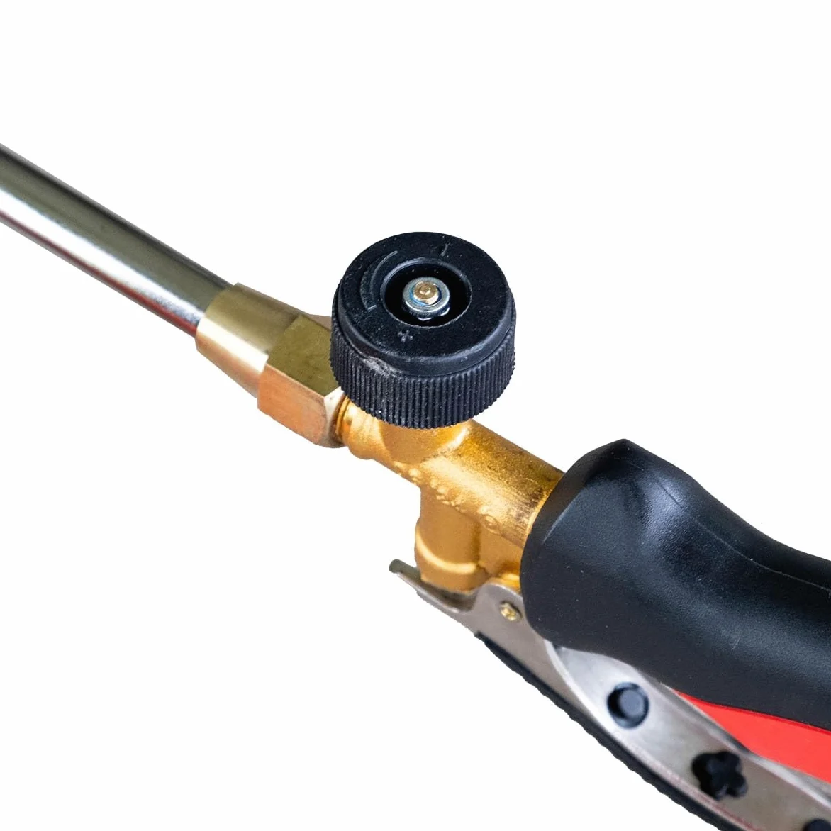 INTEC - Désherbeur thermique à gaz 2 Bruleurs Ø 60 mm Turbo Détendeur gaz 4.0 bar Tuyau 5m + Chariot de Transport INTEC