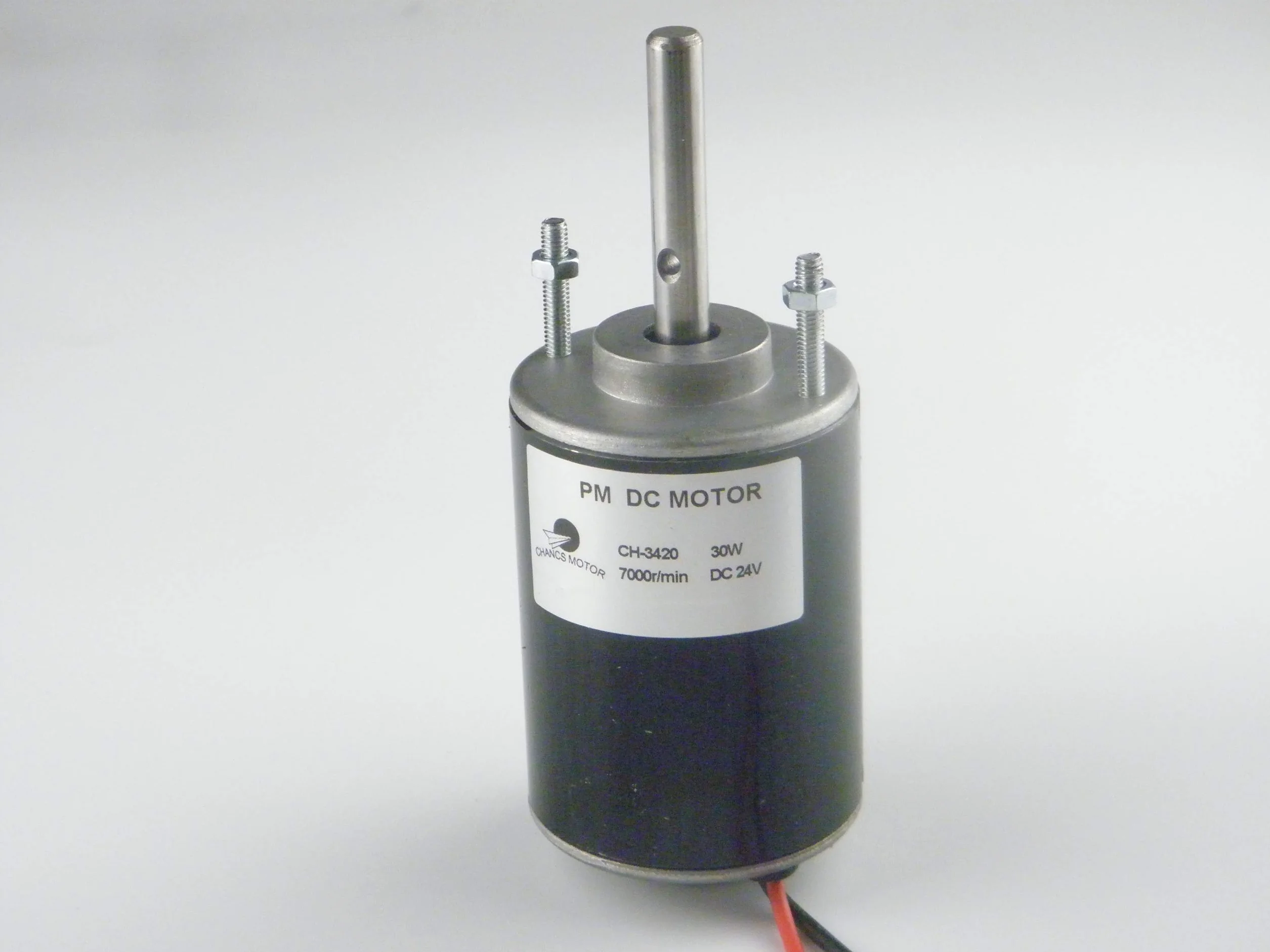 CHANCS CH-3420 Moteur électrique CC 12V DC 3500RPM Aimant Permanent Arbre commun